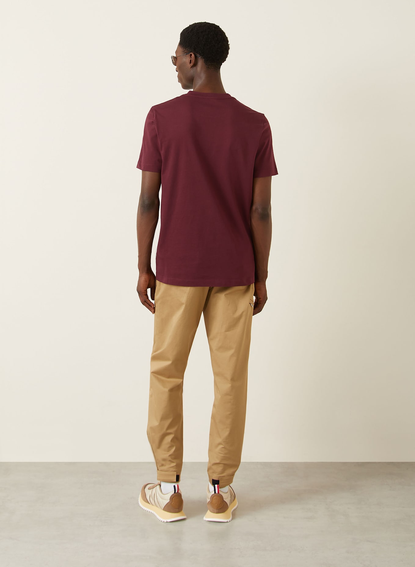 MONCLER T-Shirt: DUNKELROT