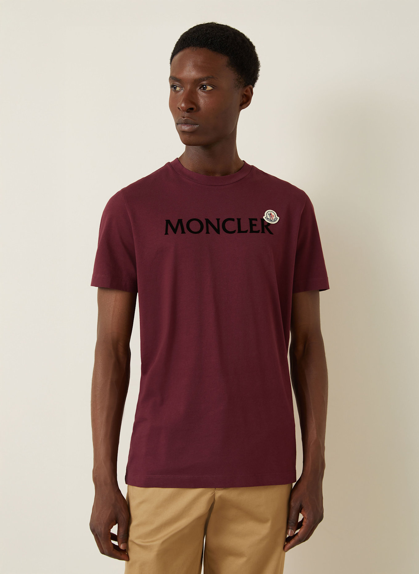 MONCLER T-Shirt: DUNKELROT