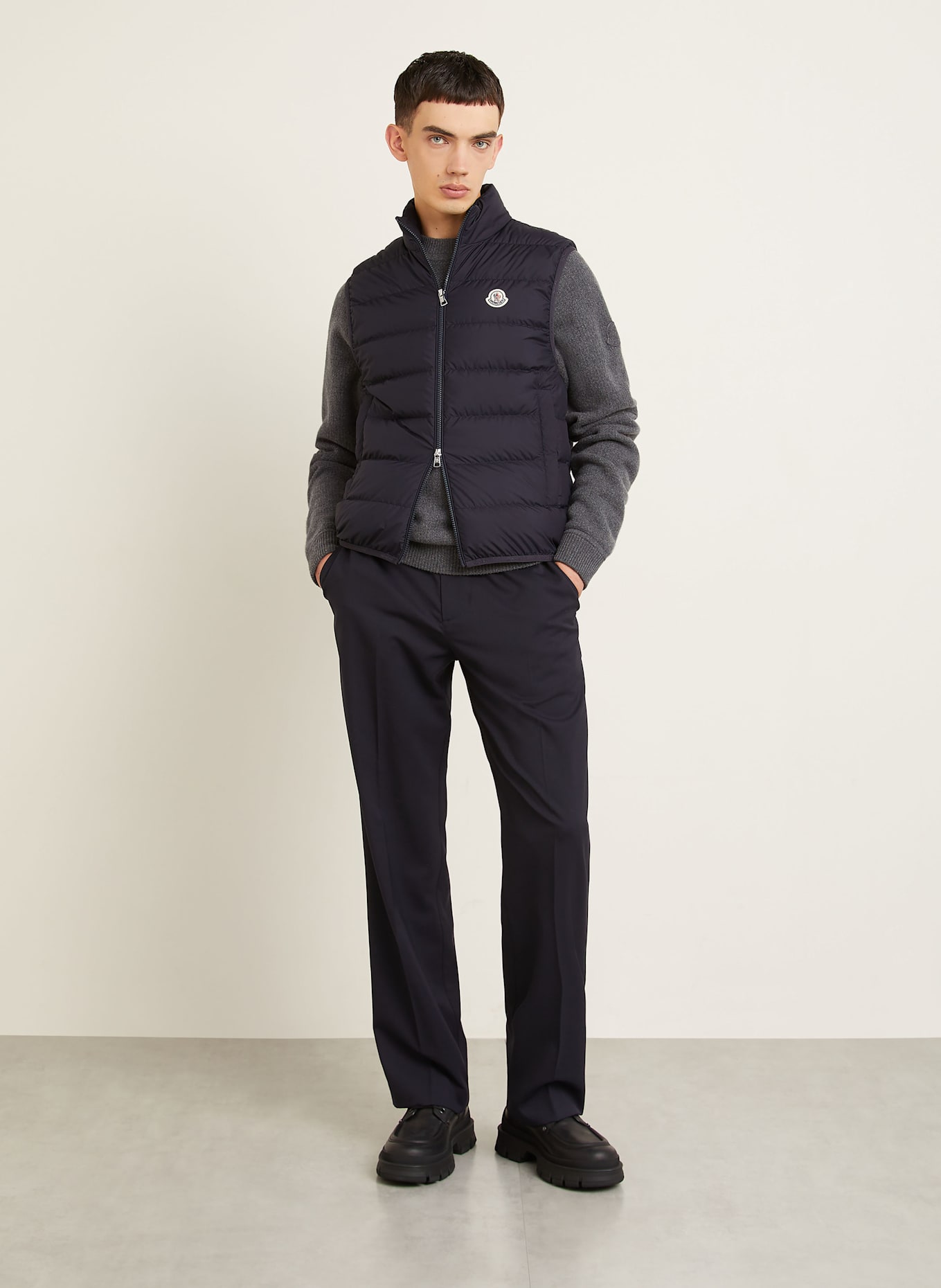 MONCLER Daunenweste CONTRIN: DUNKELBLAU
