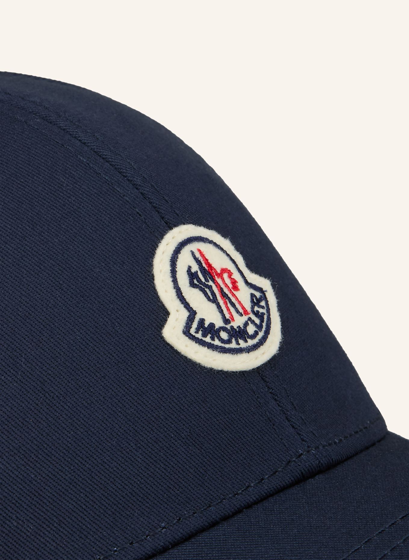 MONCLER Cap: DUNKELBLAU