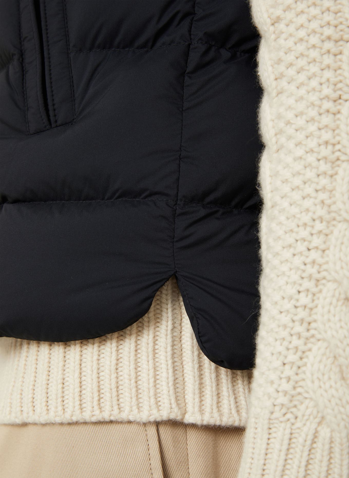 MONCLER Daunenweste TIBB: DUNKELBLAU