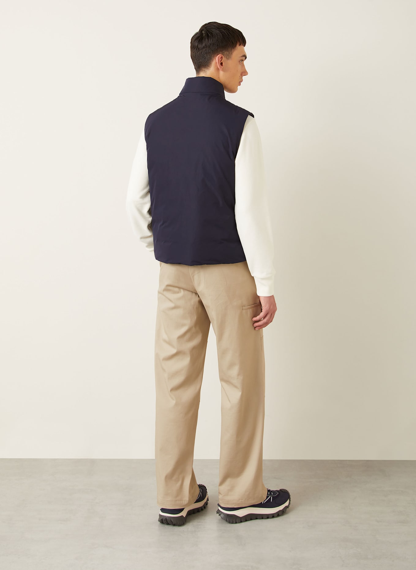 MONCLER Daunenweste PILAT: DUNKELBLAU