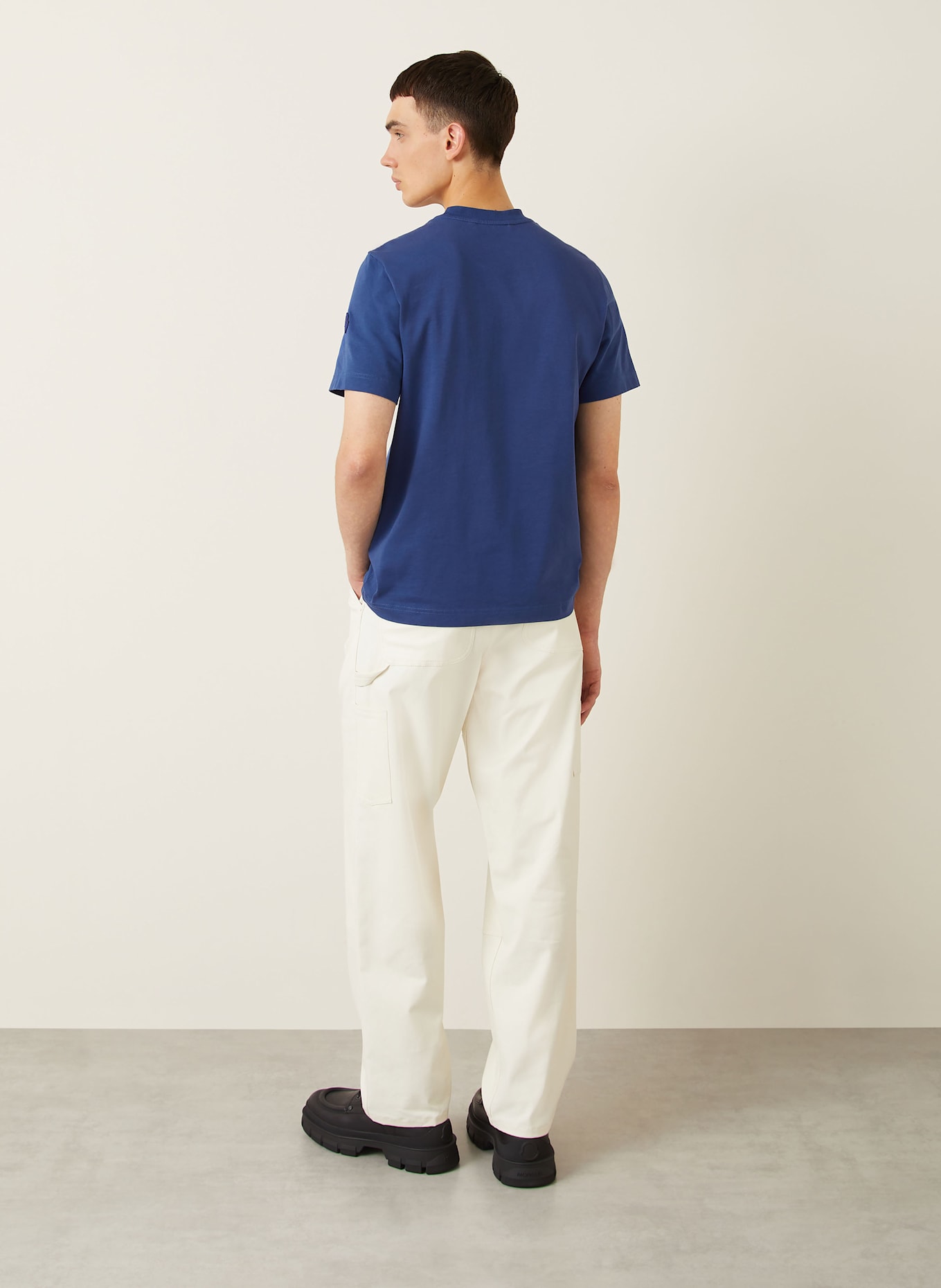MONCLER T-Shirt: DUNKELBLAU