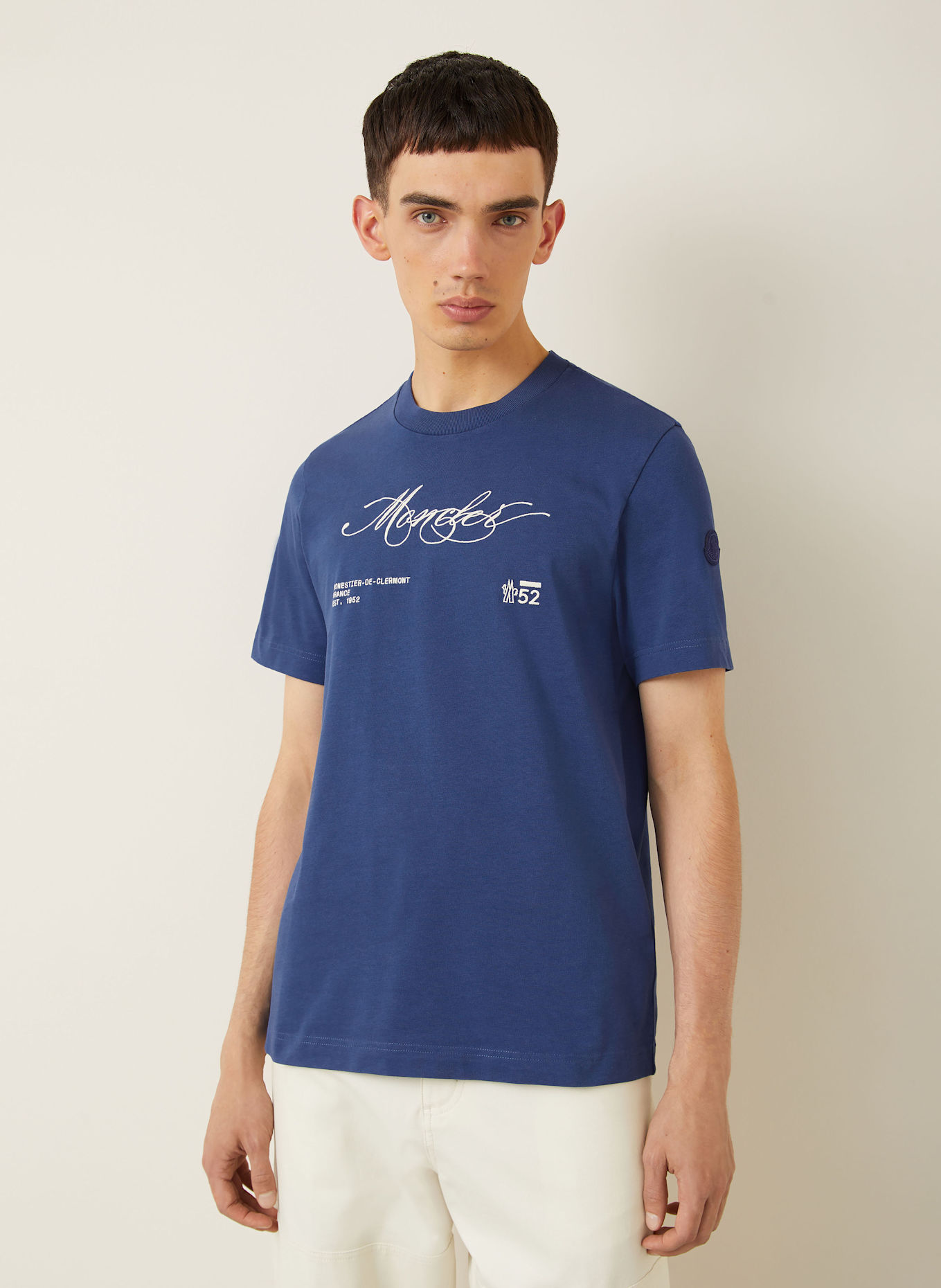 MONCLER T-Shirt: DUNKELBLAU