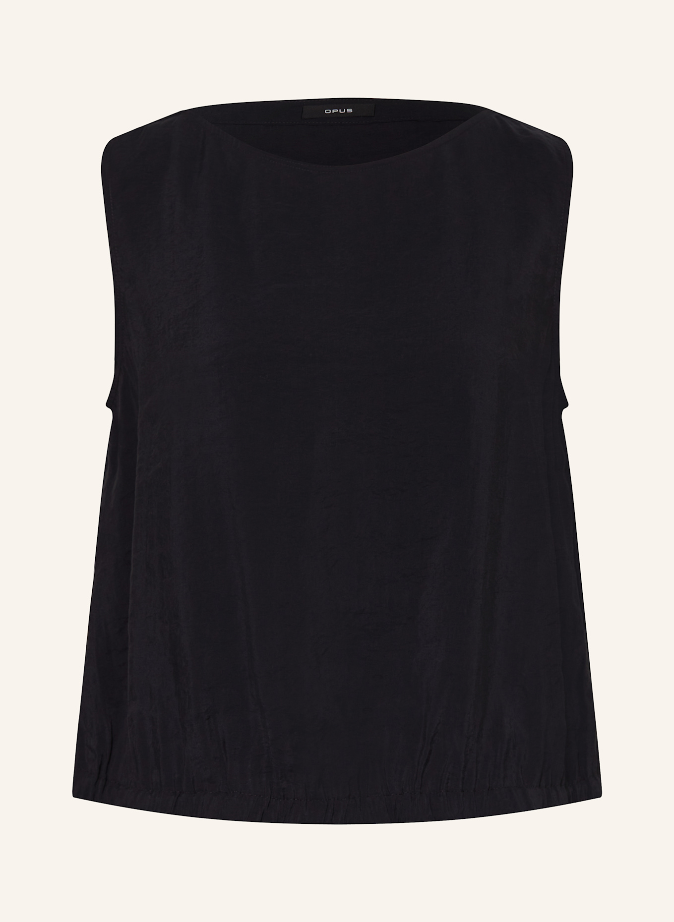 OPUS Blusentop FALGA: SCHWARZ