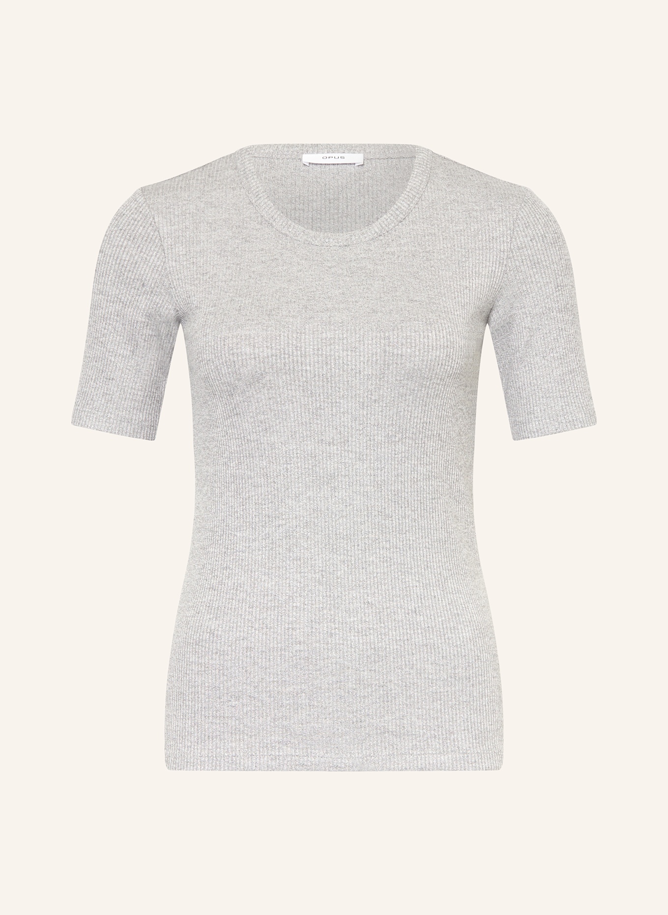 OPUS T-Shirt SULCHEN: GRAU