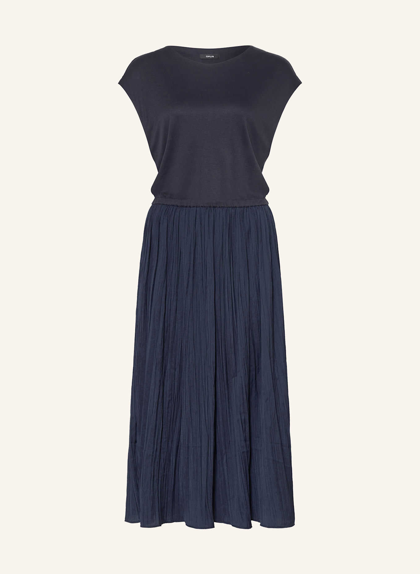 OPUS Kleid WABELLA im Materialmix: DUNKELBLAU