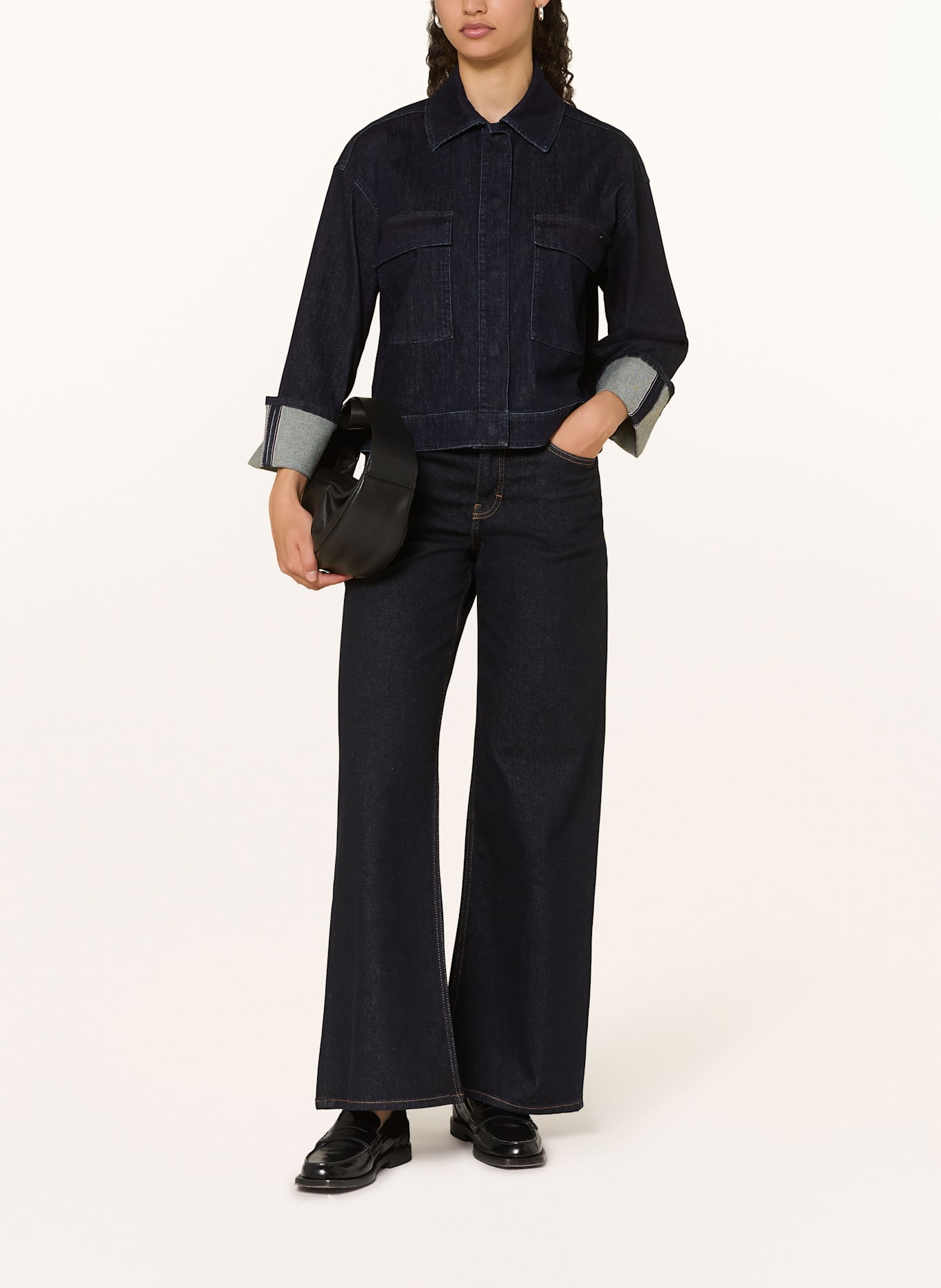 OPUS Jeansjacke HOLLICE: DUNKELBLAU