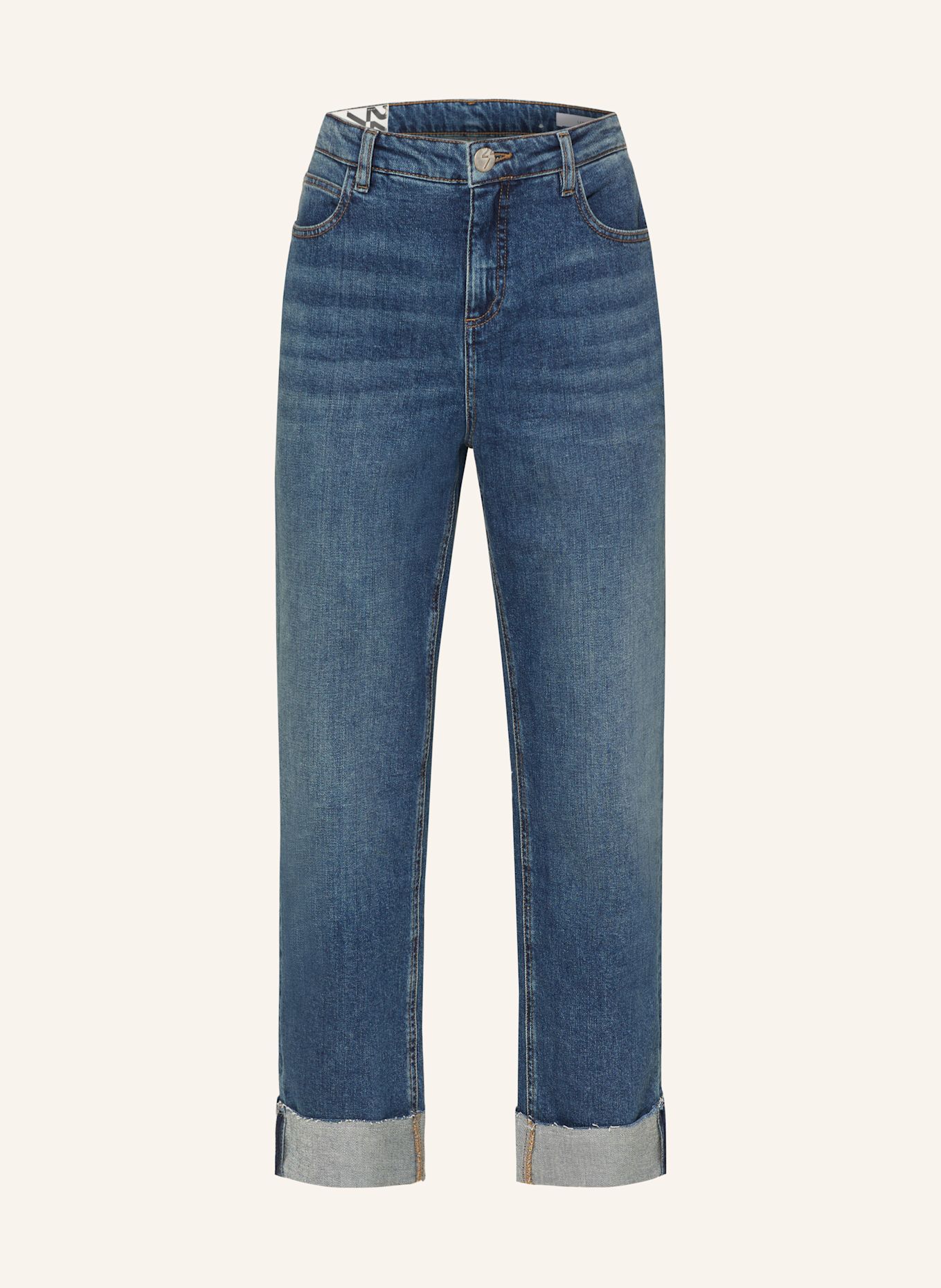 OPUS 7/8 HUGO LANI TURN UP: 70260 Jonathan Wide Leg Linen Pants