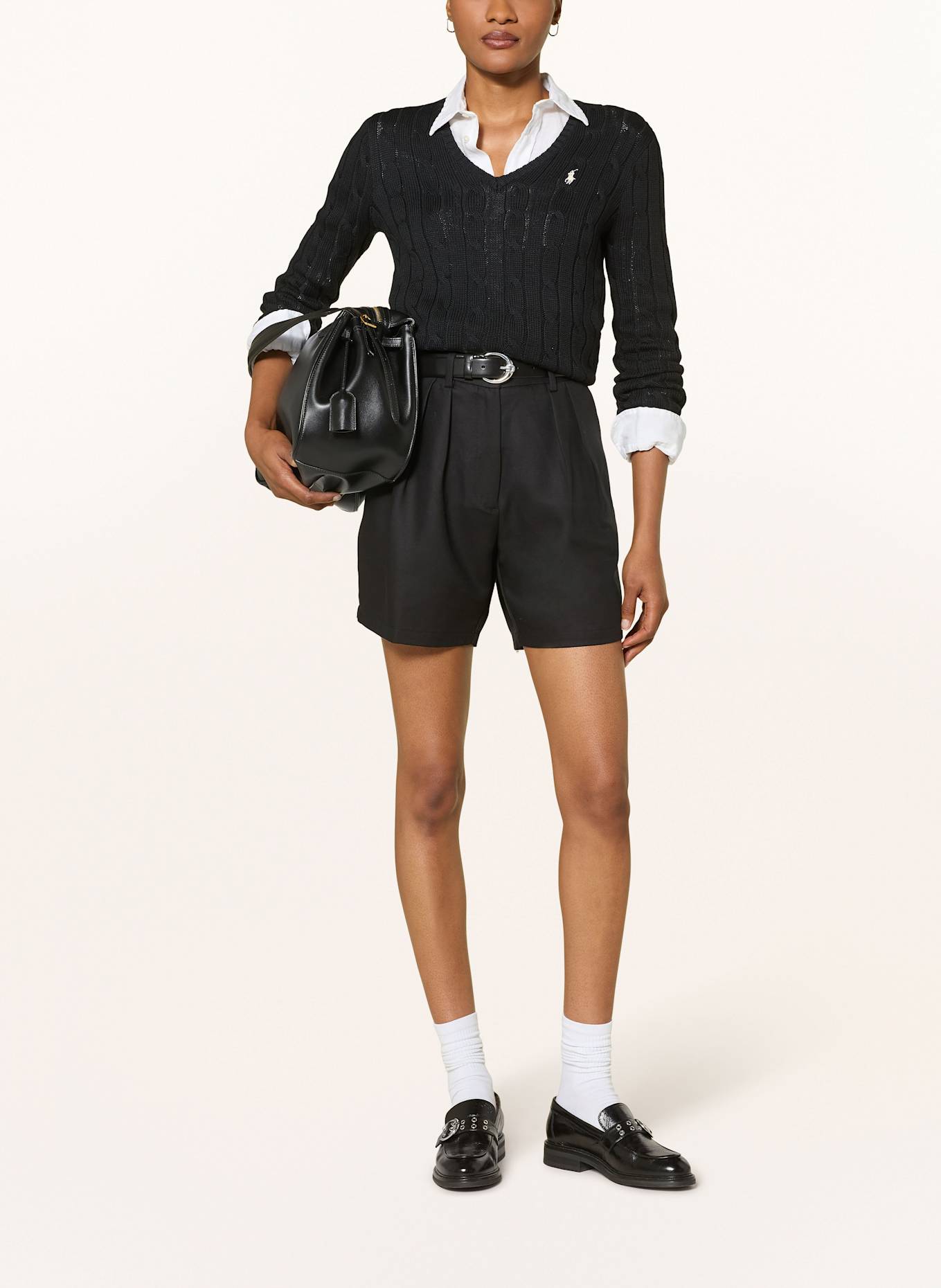 POLO RALPH LAUREN Pullover: SCHWARZ