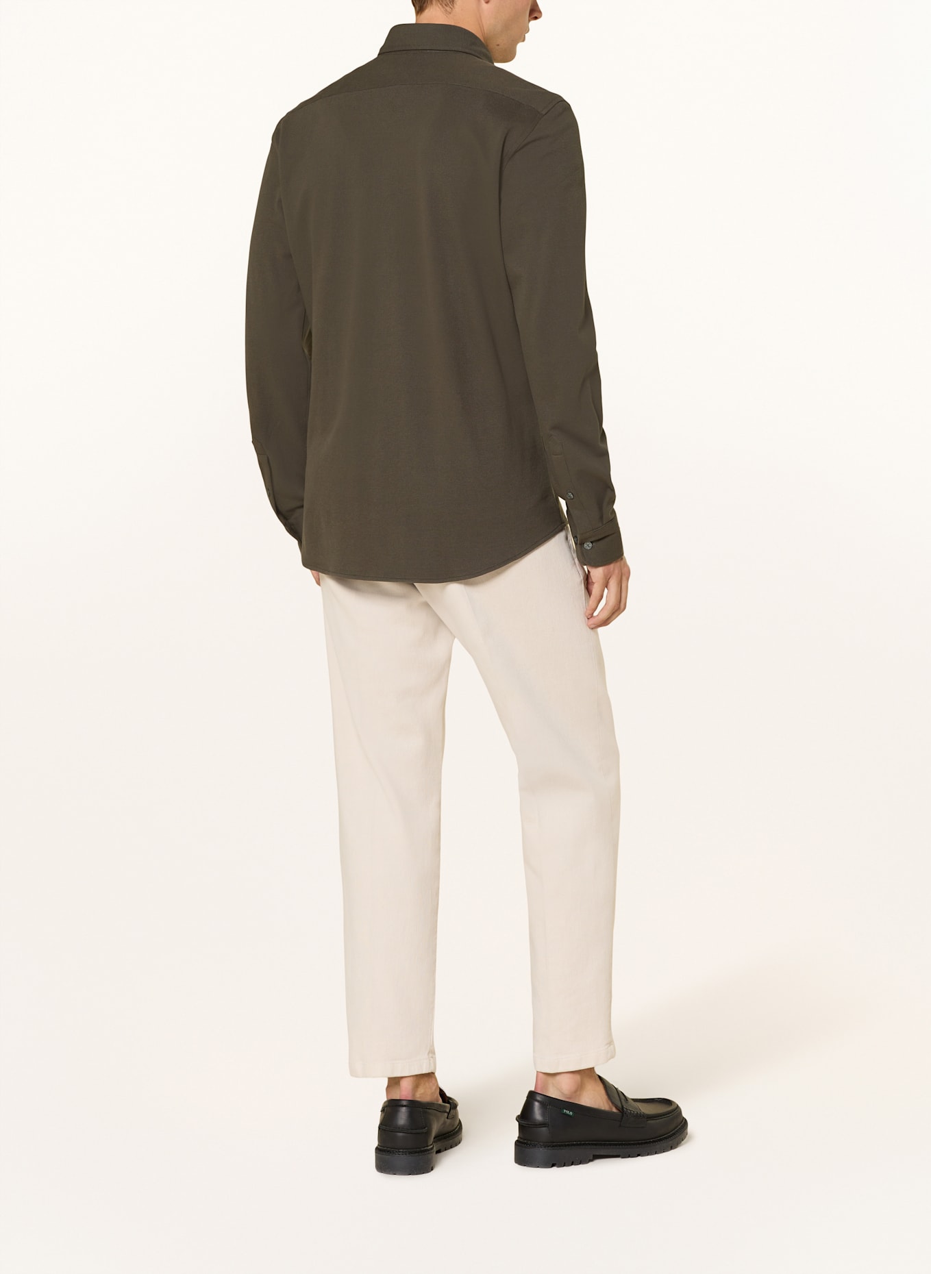 Marc O'Polo Piqué-Hemd Shaped Fit: KHAKI