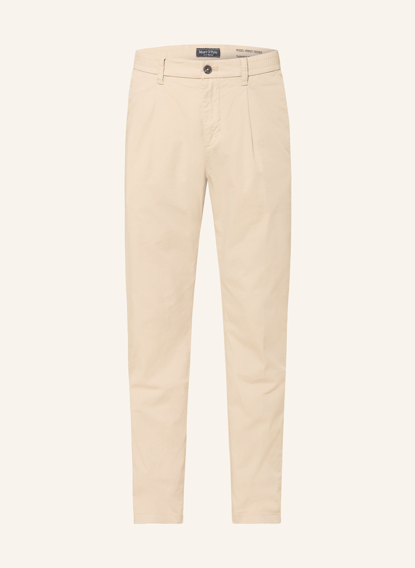 Marc O'Polo Chino MOROT JOGGER Tapered Fit: BEIGE
