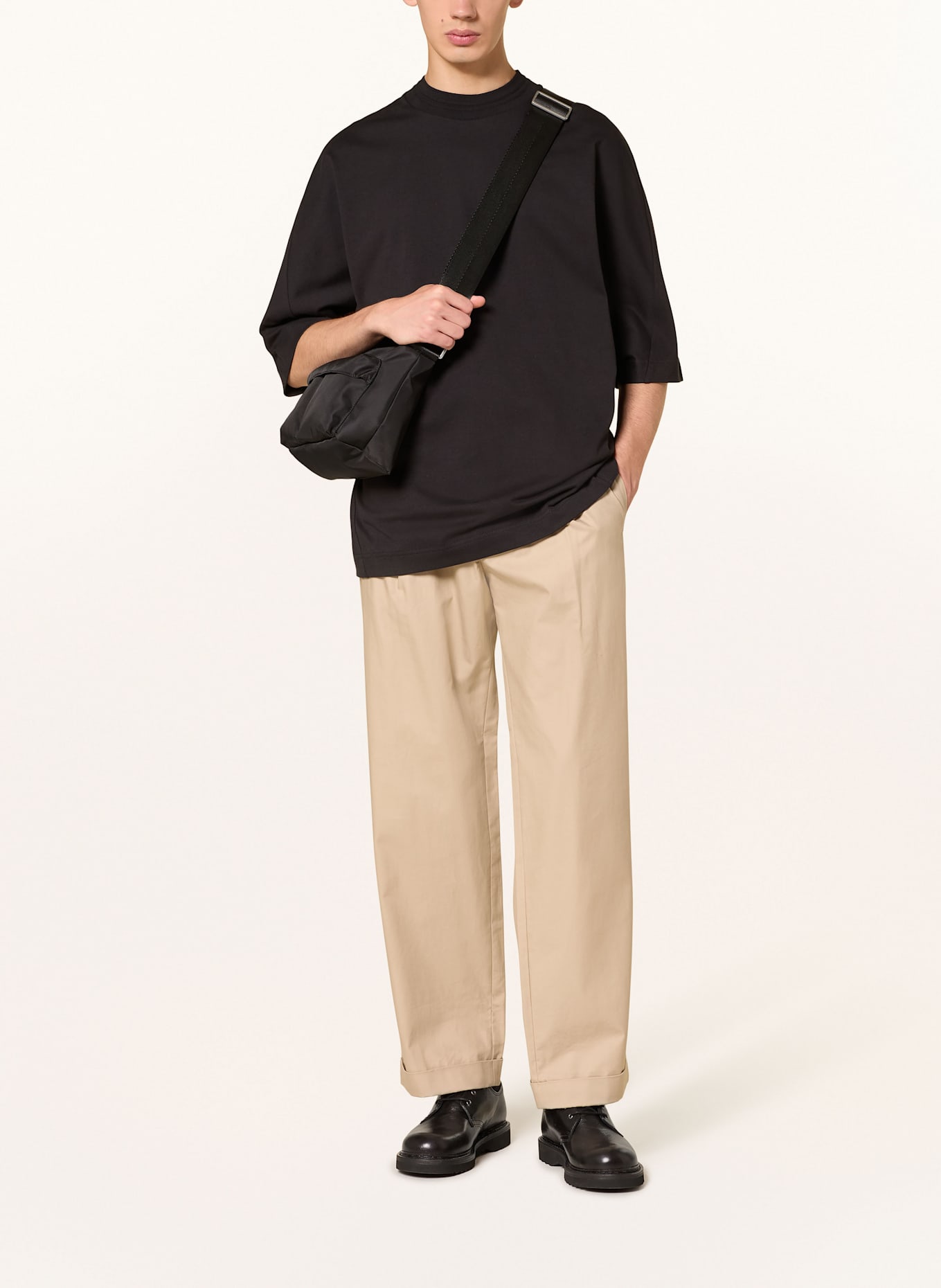 COS Oversized-Shirt: SCHWARZ