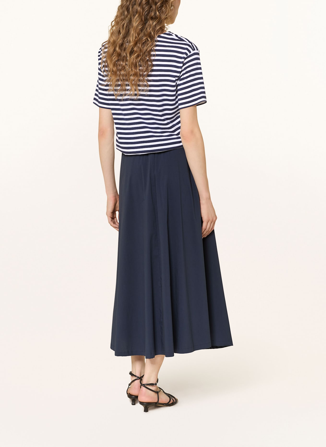 monari T-Shirt: DUNKELBLAU/ WEISS