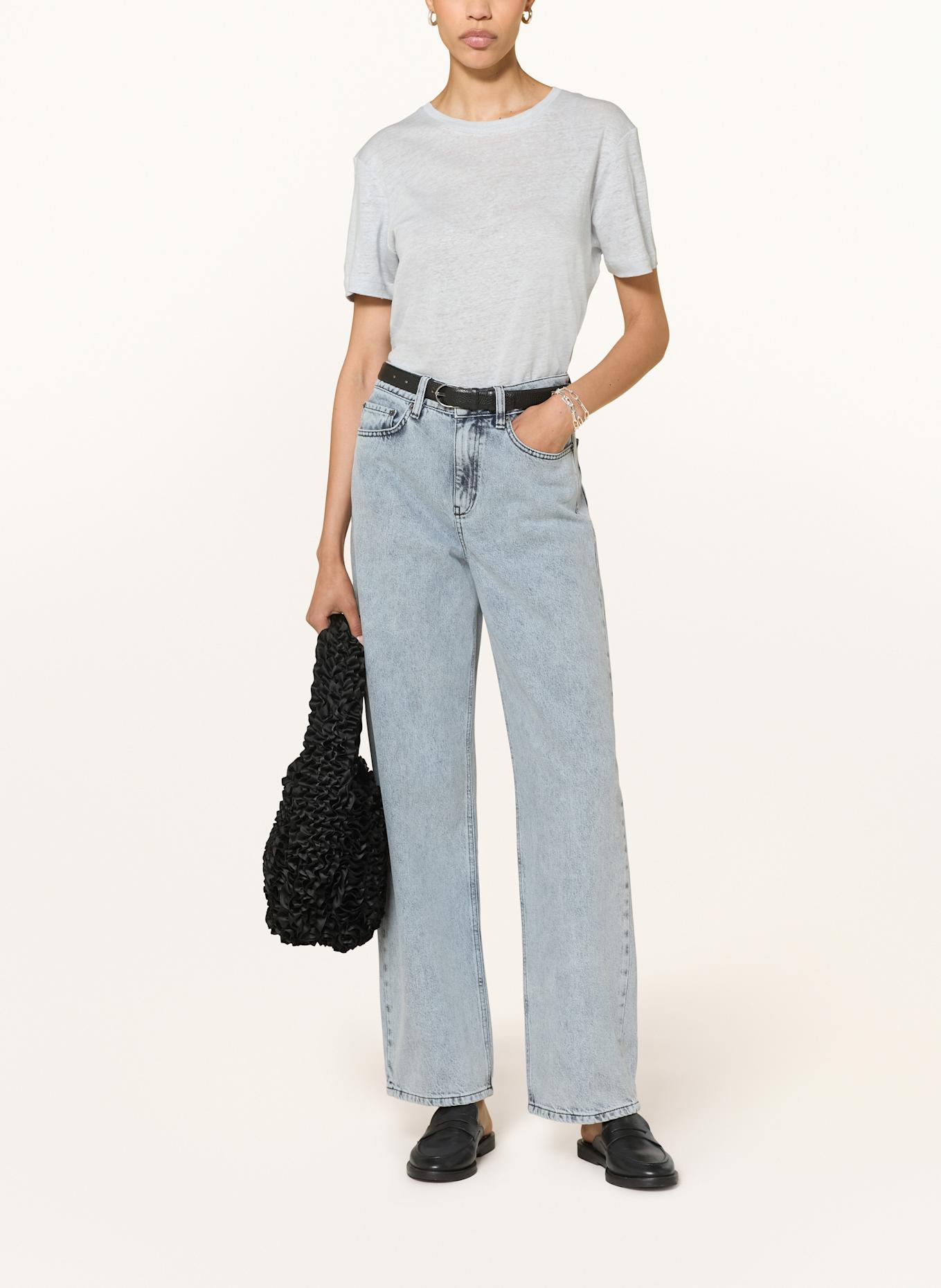 COS T-Shirt aus Leinen: HELLGRAU