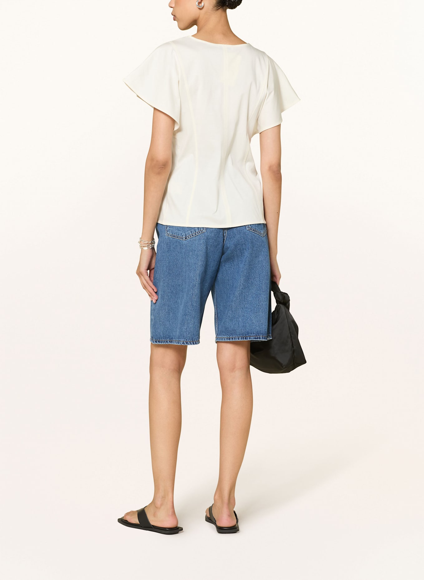 COS Jeans-Bermudas: 007 Blue Medium Dusty