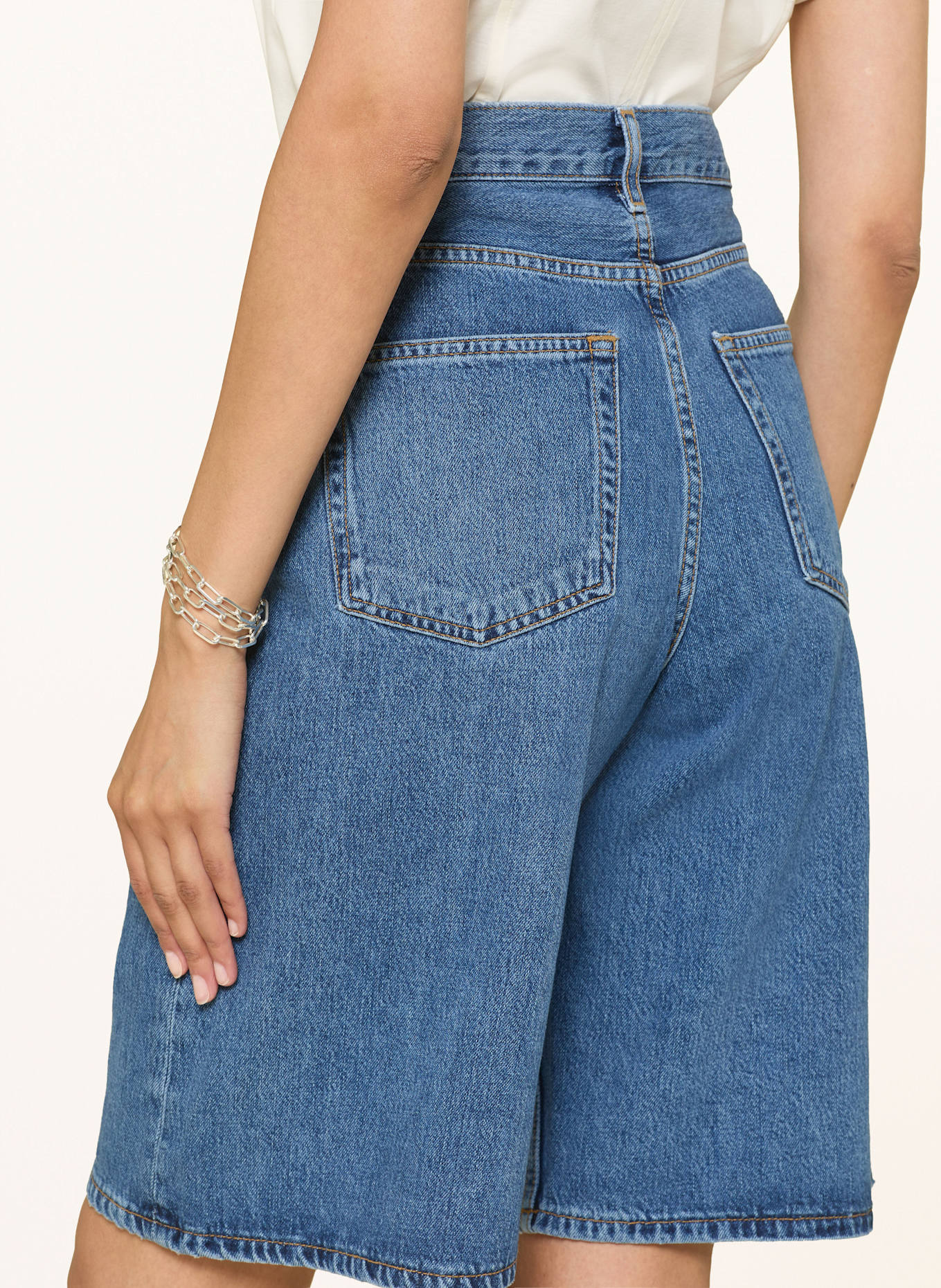 COS Jeans-Bermudas: 007 Blue Medium Dusty