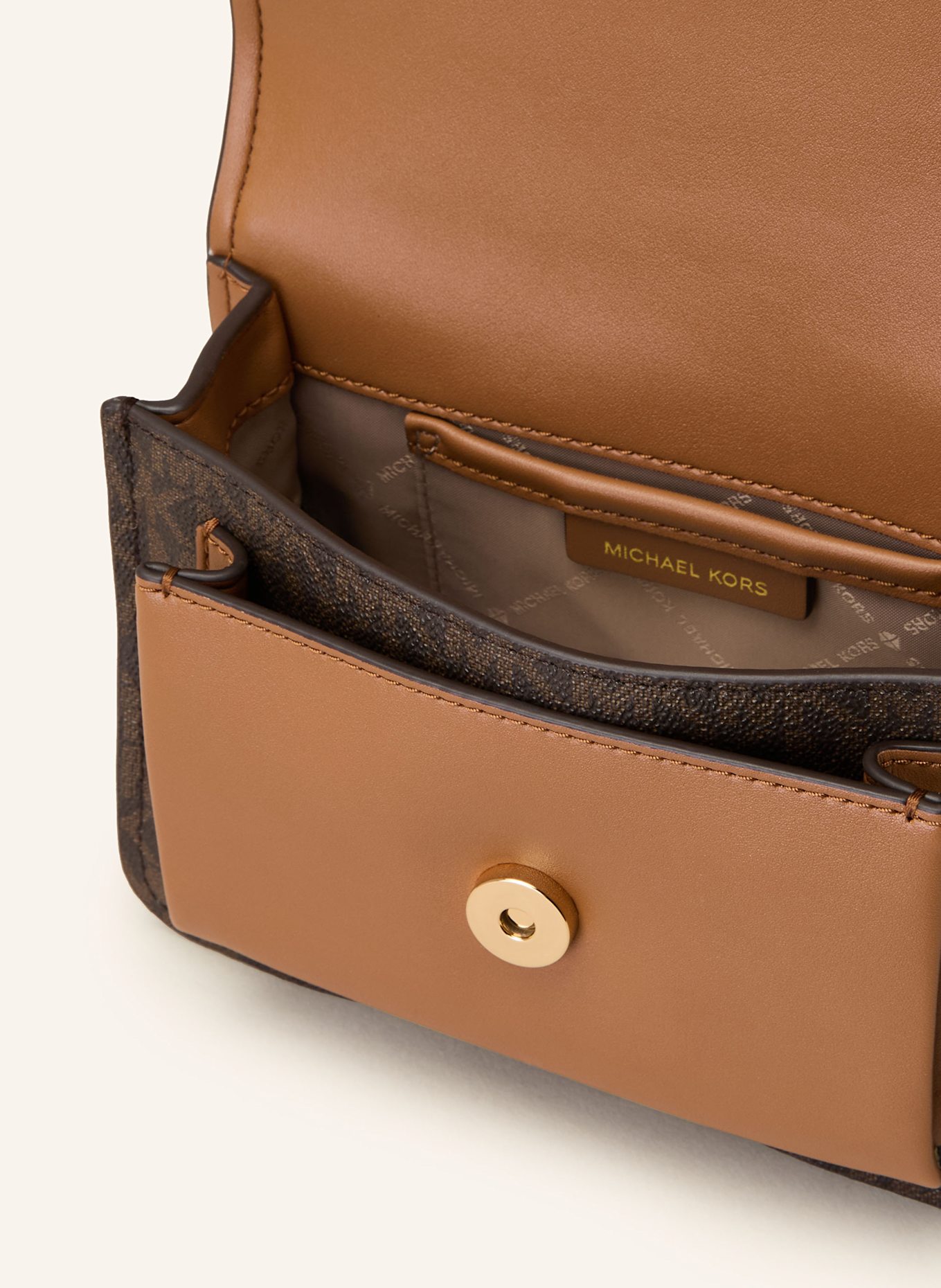 MICHAEL KORS Umhängetasche CLAIRE SMALL: 252 BRN/ACORN