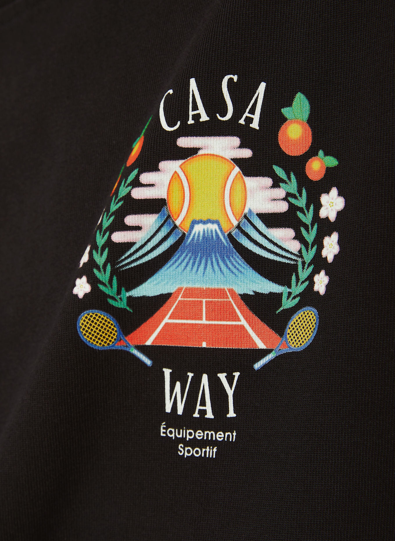 Casablanca T-Shirt: SCHWARZ