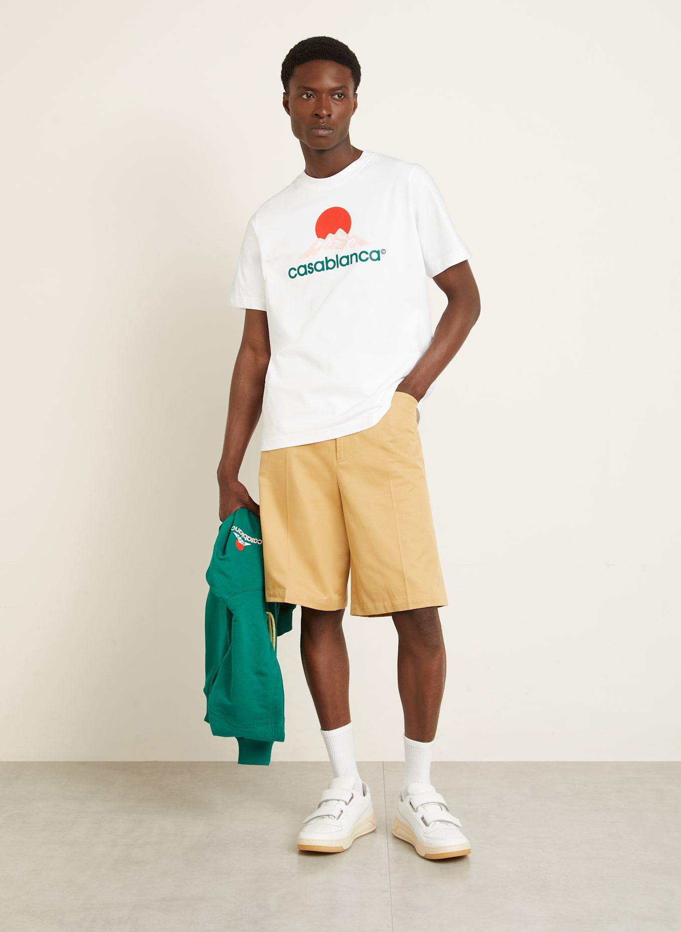 Casablanca T-shirt: WHITE