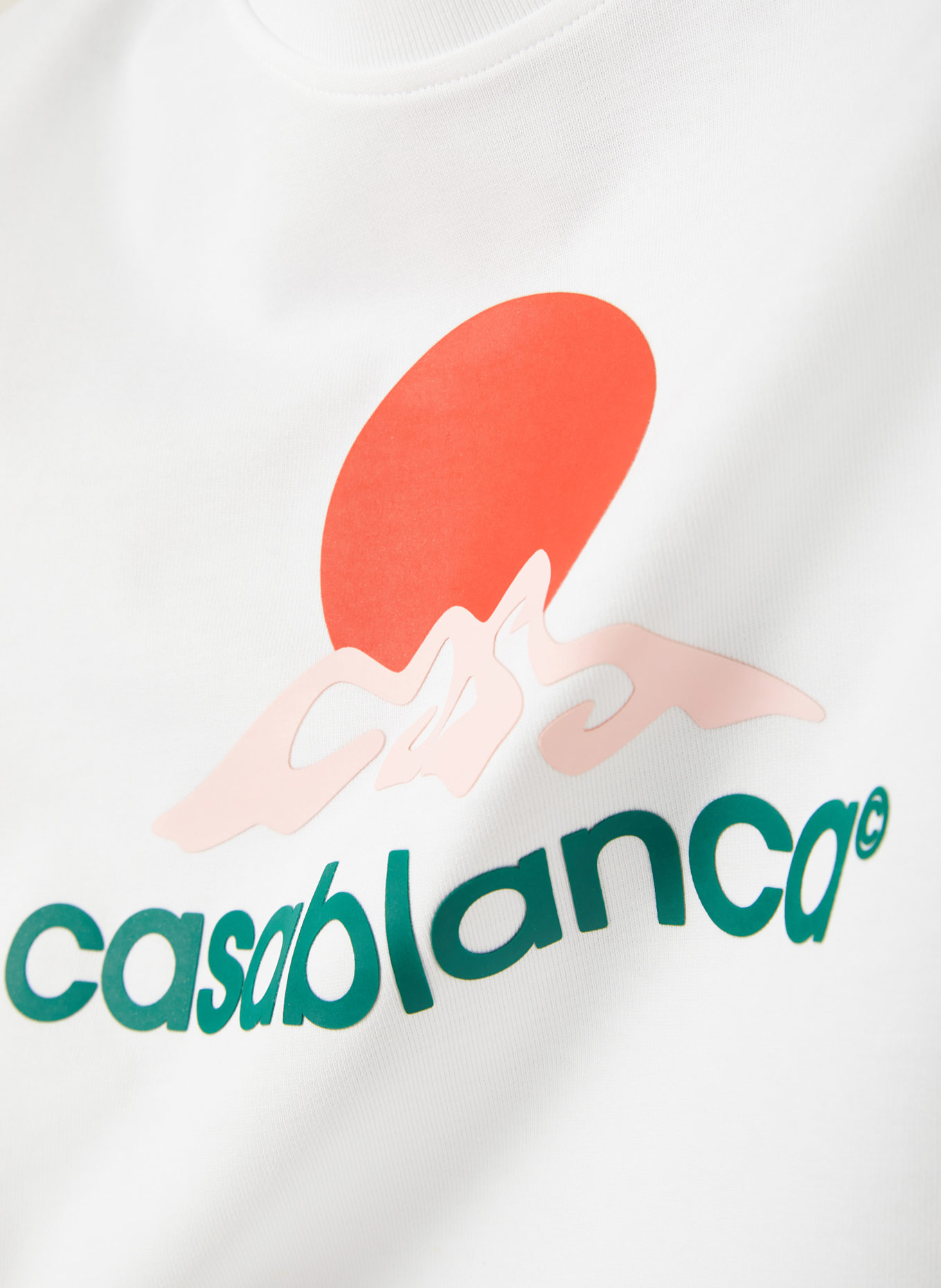 Casablanca T-shirt: WHITE