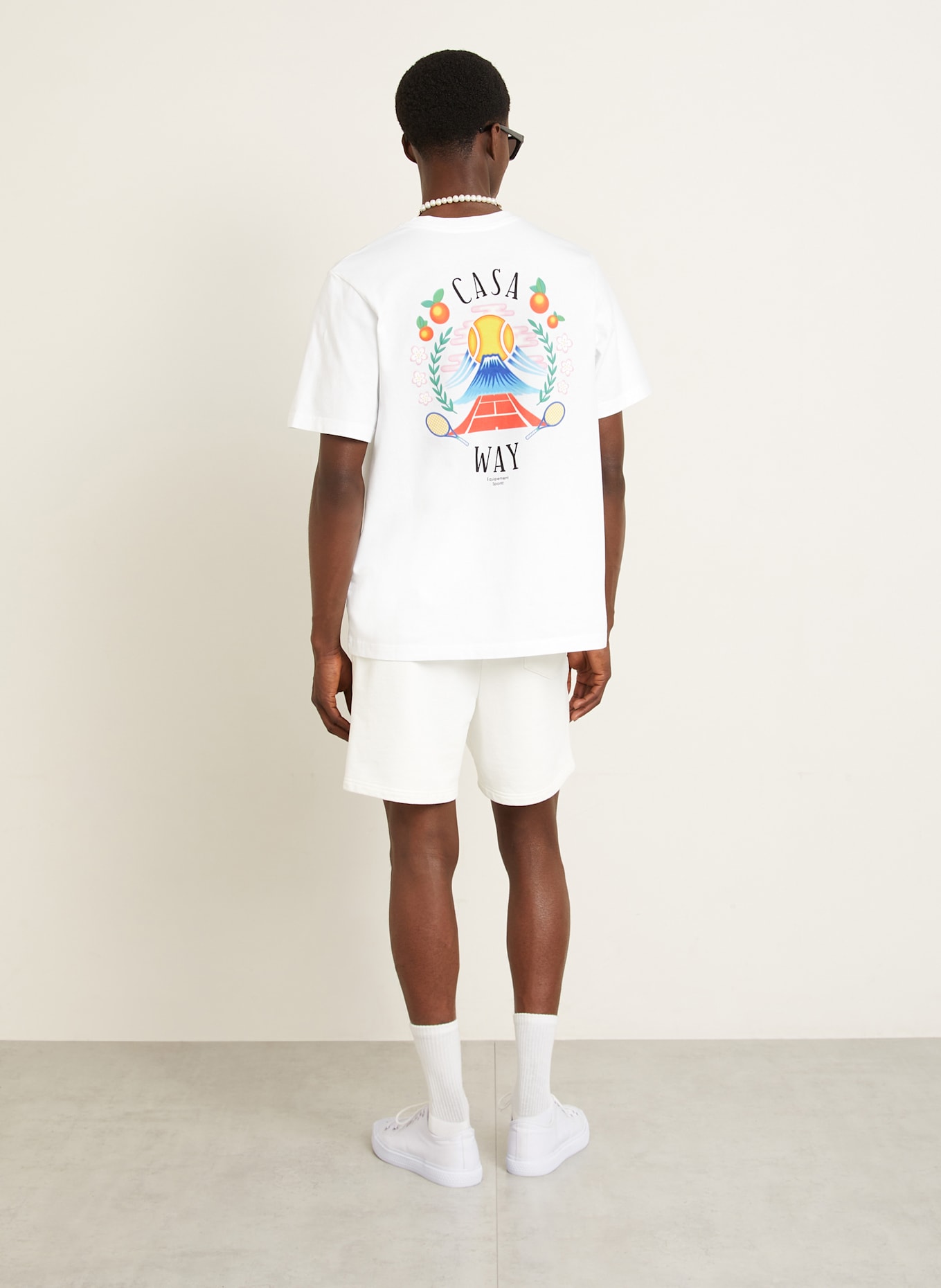 Casablanca T-Shirt: WEISS