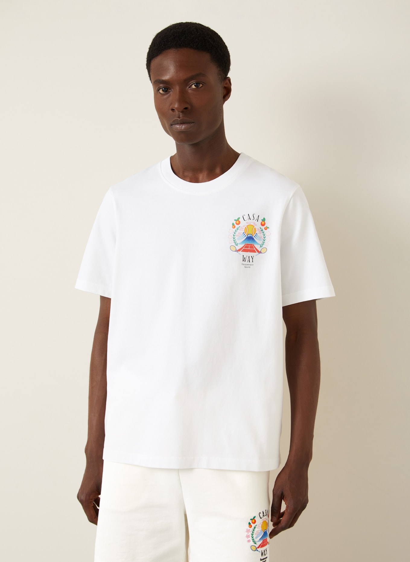Casablanca T-Shirt: WEISS