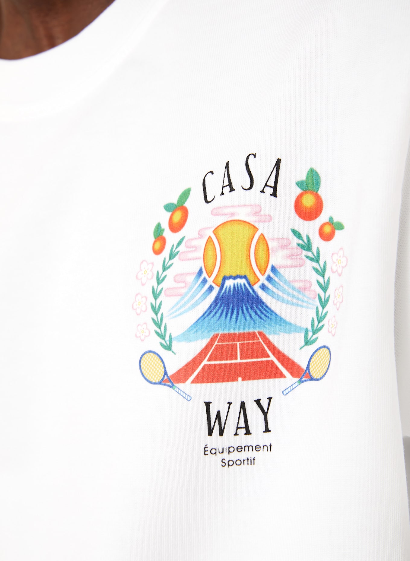 Casablanca T-Shirt: WEISS