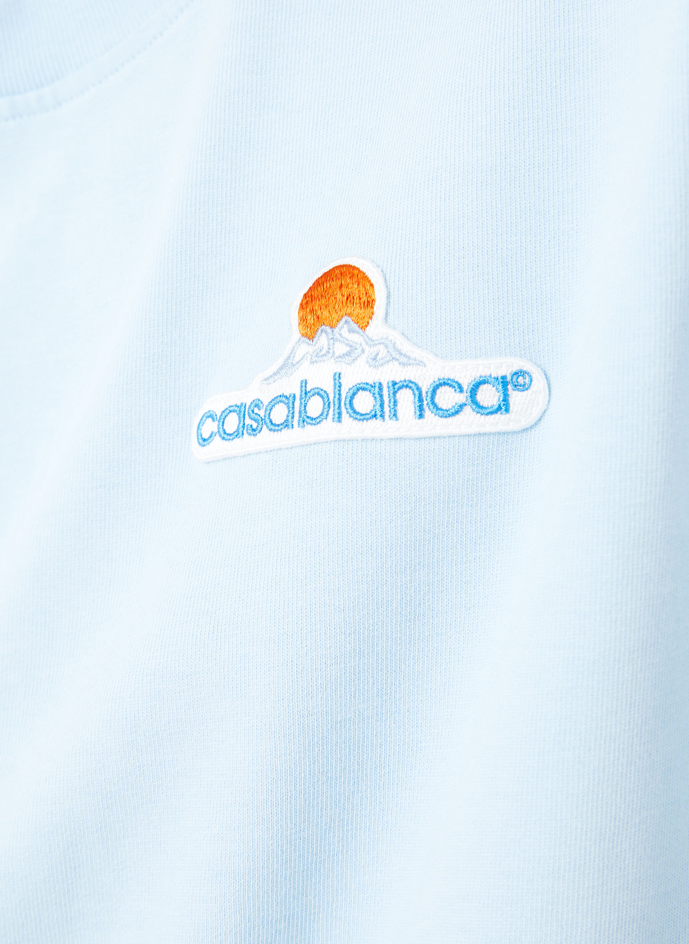 Casablanca T-shirt: LIGHT BLUE