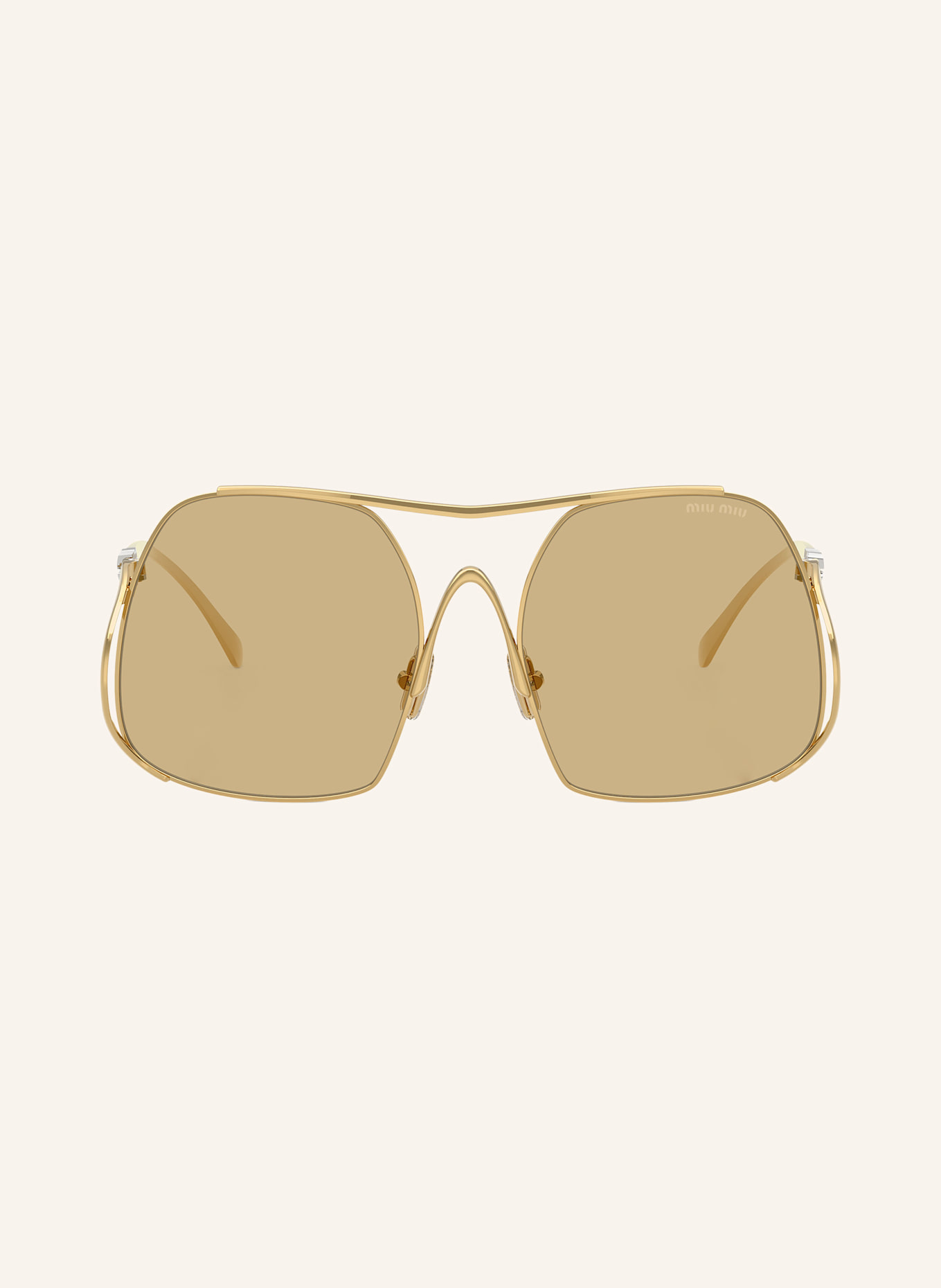 MIU MIU Sonnenbrille MU A55S: 5AK10R - GOLD/ GELB
