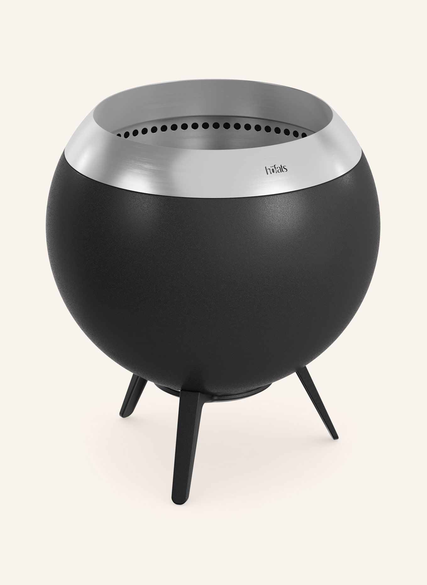 höfats Vuurkorf MOON 45: ZWART / ZILVER