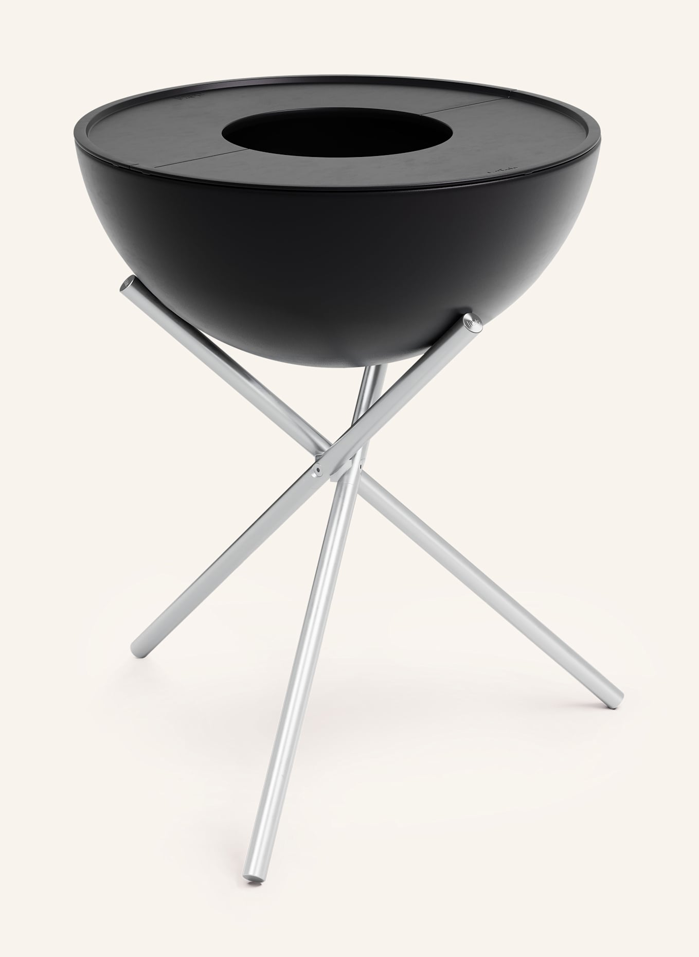 höfats Feuerschale BOWL 57: SCHWARZ / SILBER