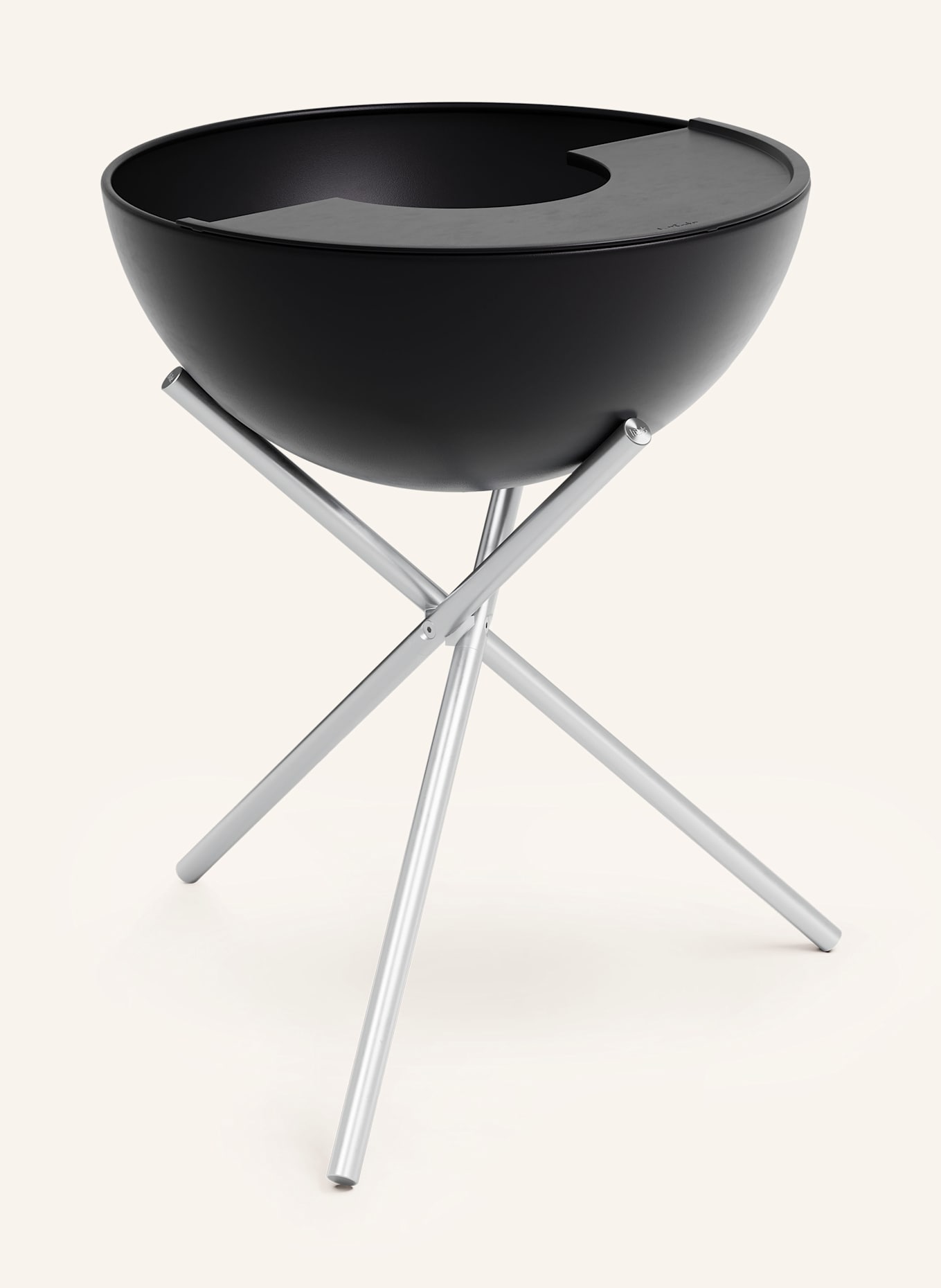 höfats Feuerschale BOWL 57: SCHWARZ / SILBER