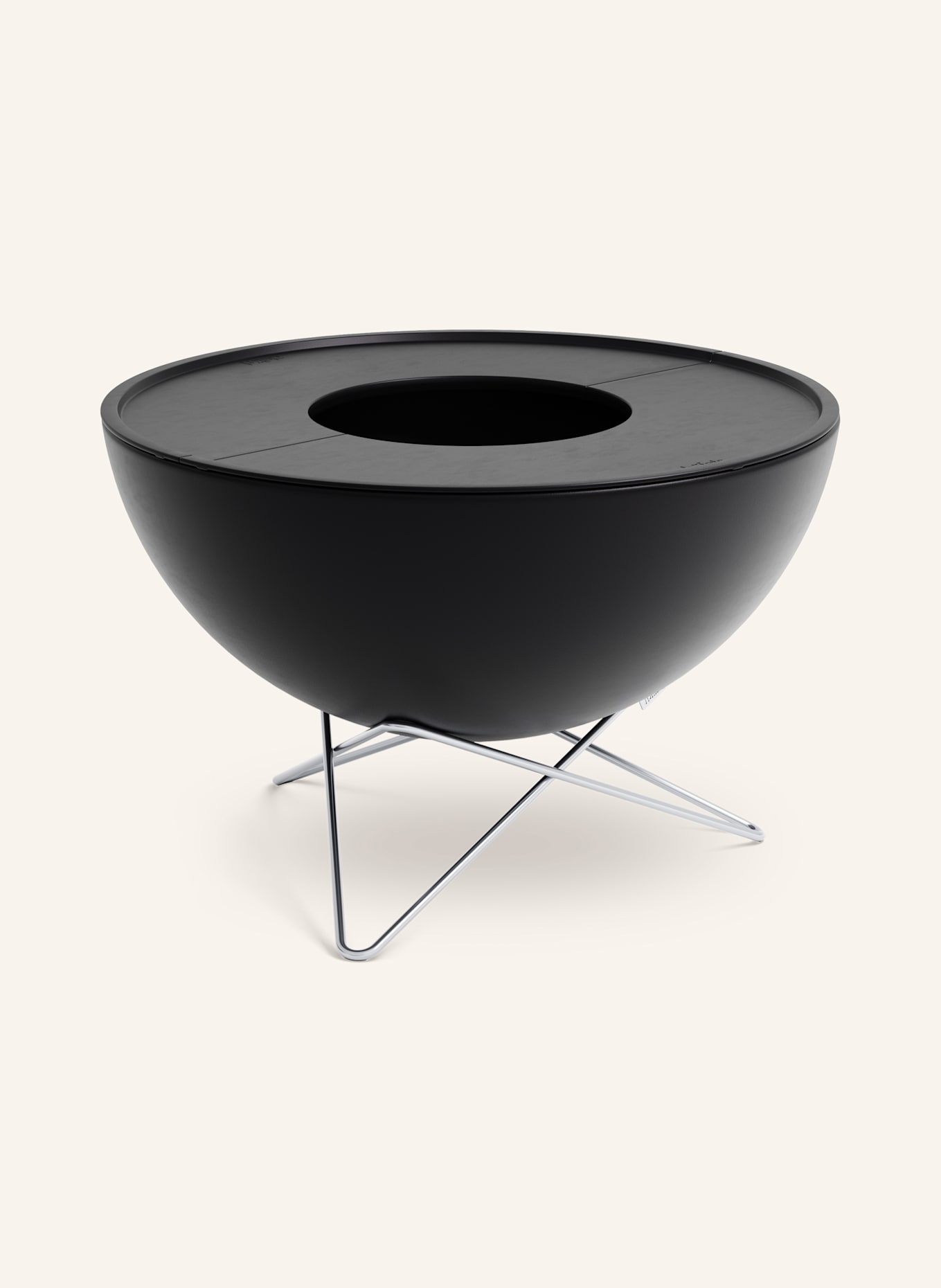 höfats Vuurkorf BOWL 57: ZWART / ZILVER