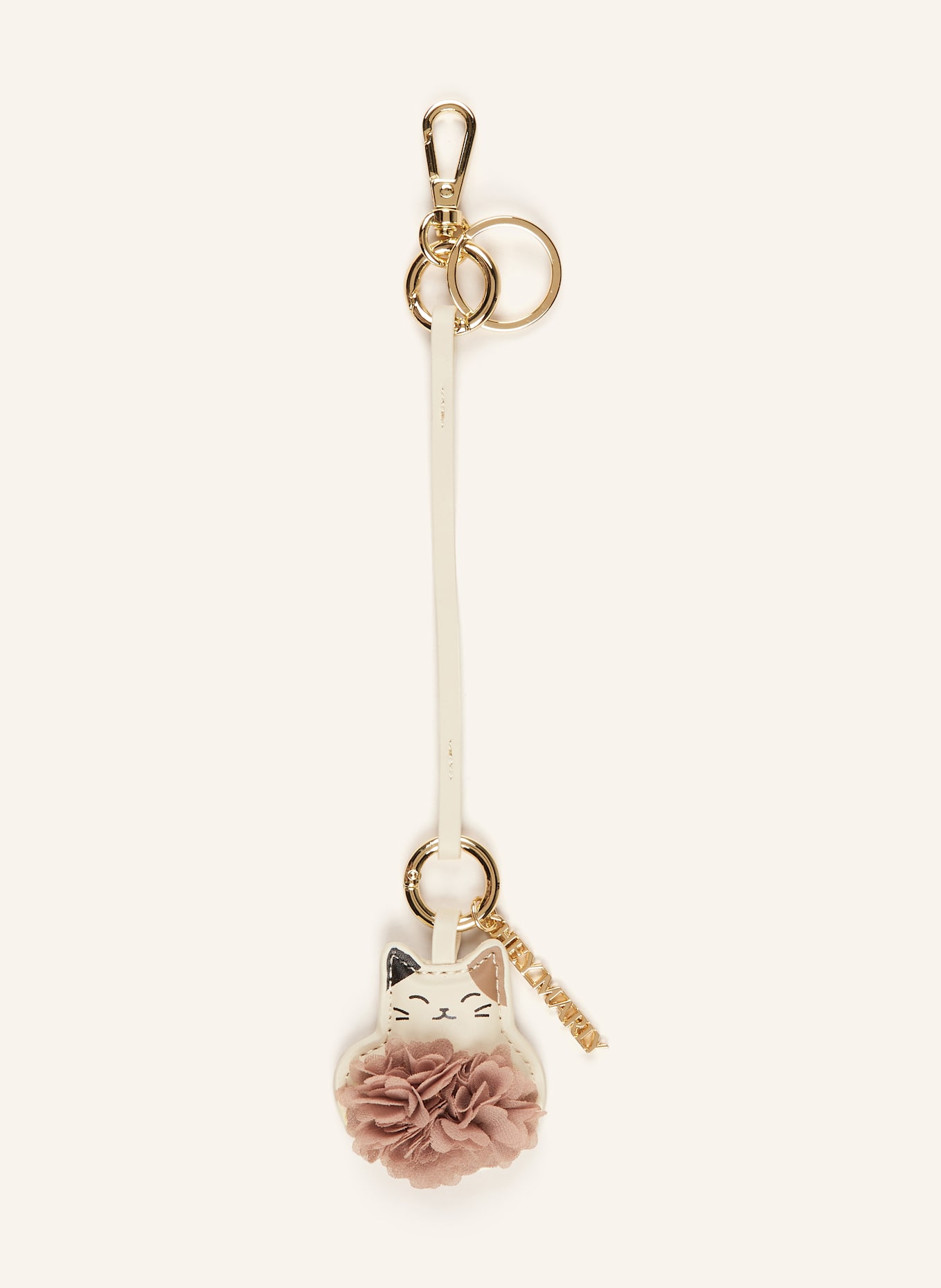 HEY MARLY Taschenanhänger SOFT CAT: CREME
