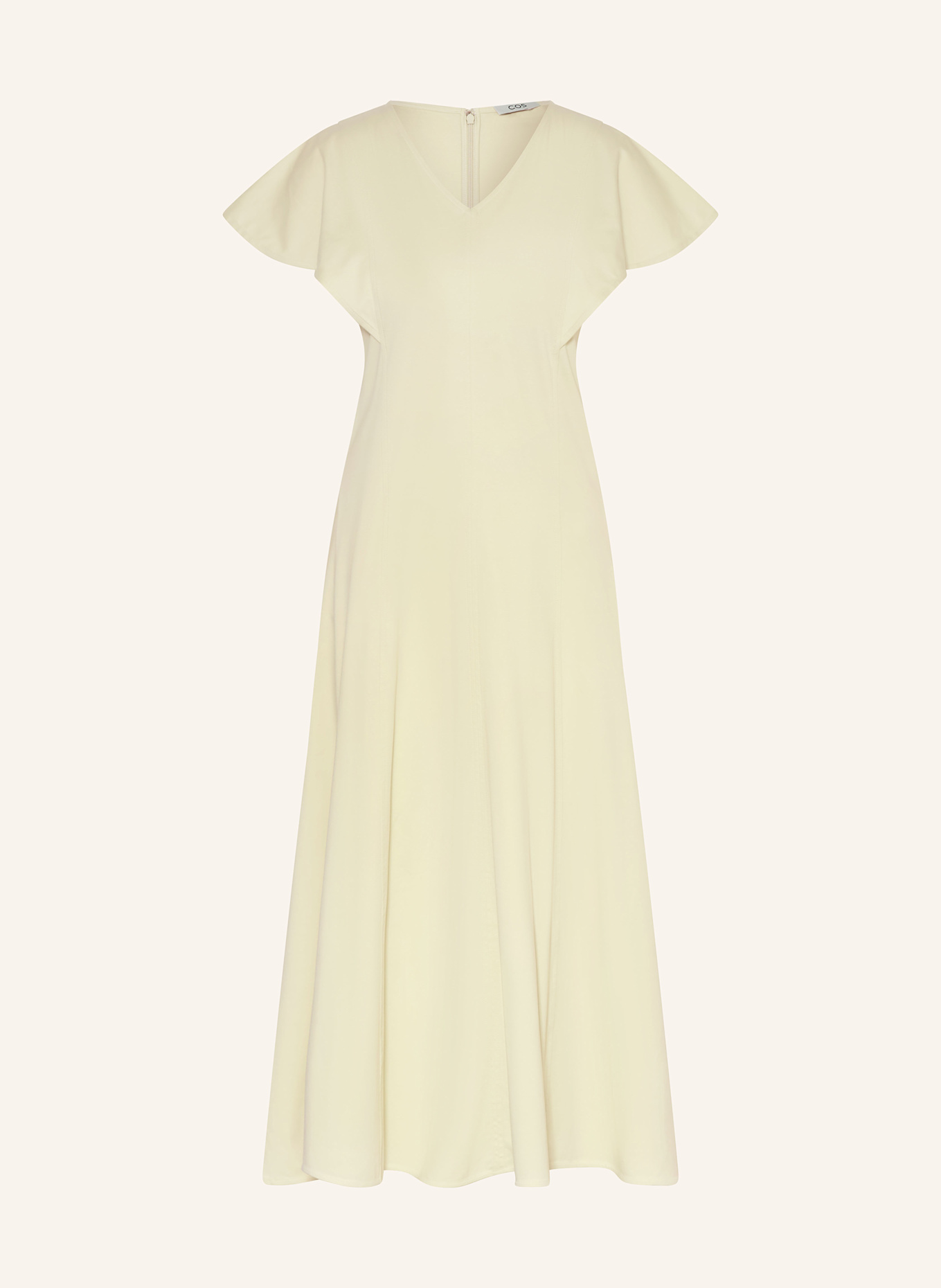 COS Jerseykleid mit Volants: HELLGRÜN