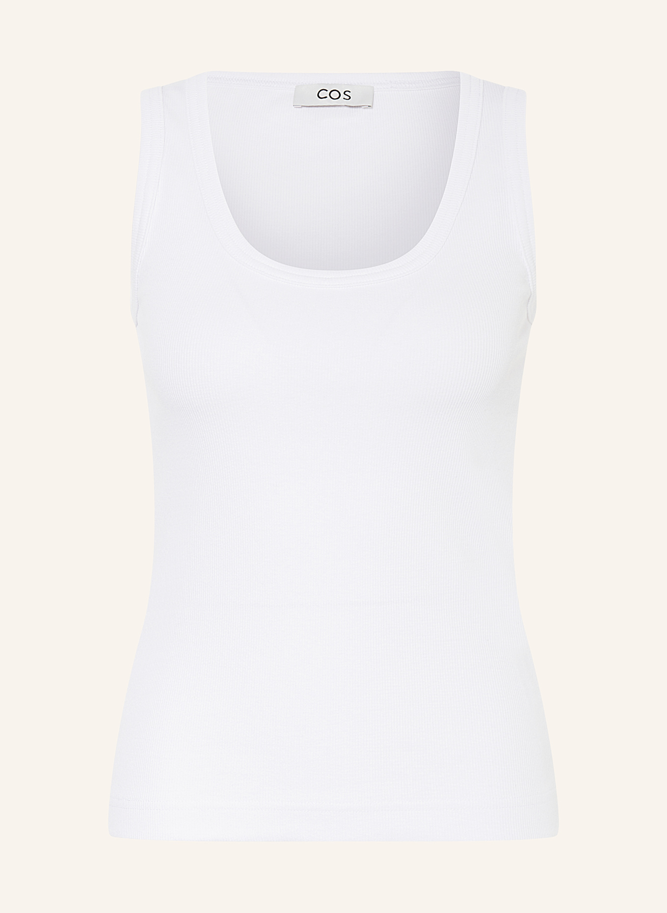 COS Top: BÍLÁ