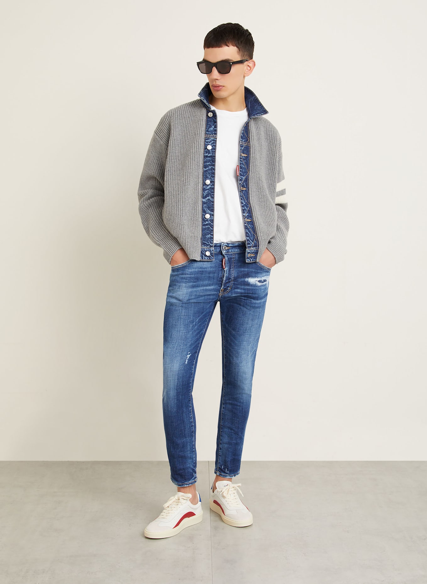 DSQUARED2 Jeans SKATER Slim Fit: 470 NAVY BLUE