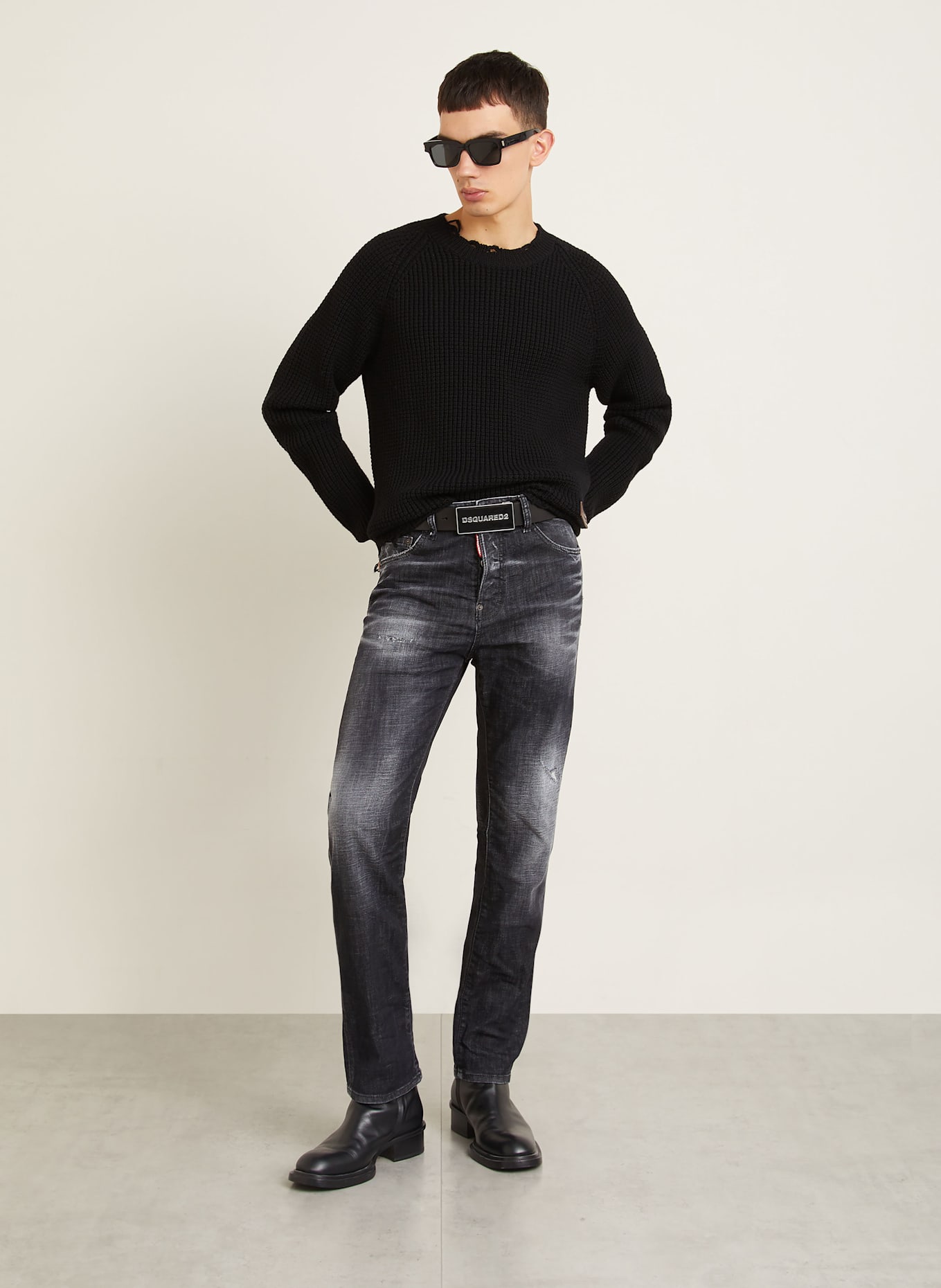 DSQUARED2 Jeans 642 Regular Fit: 900 BLACK