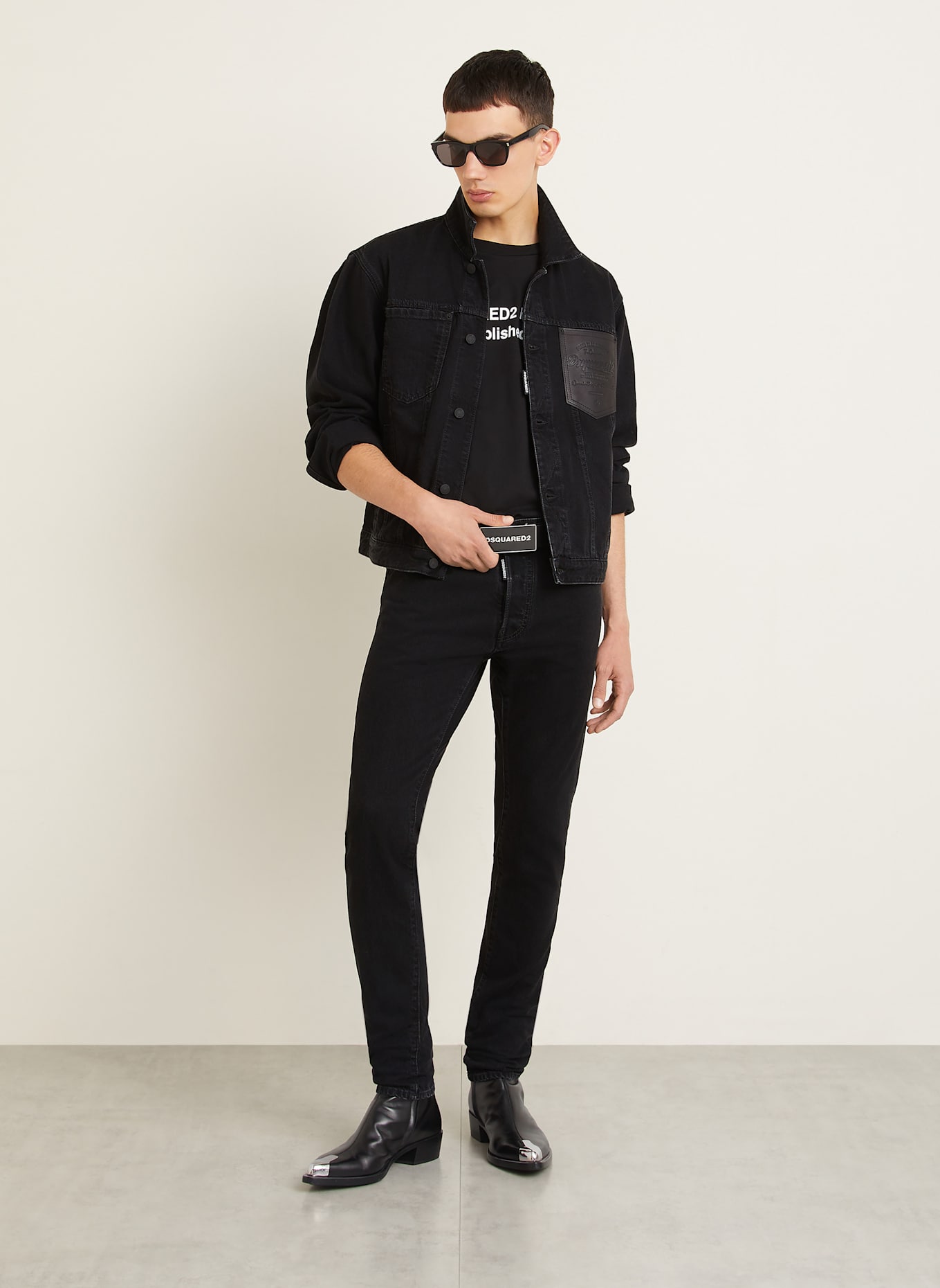 DSQUARED2 Jeans COOL GUY slim fit: 900 BLACK