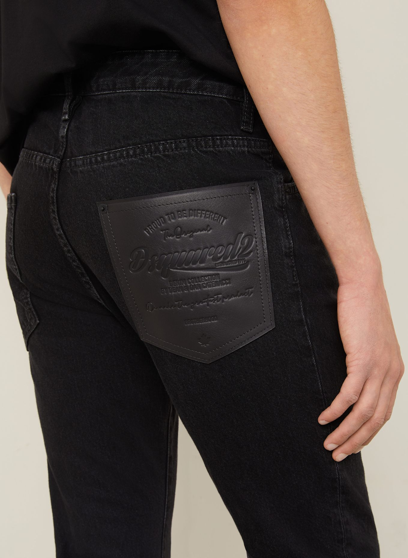DSQUARED2 Jeans COOL GUY slim fit: 900 BLACK