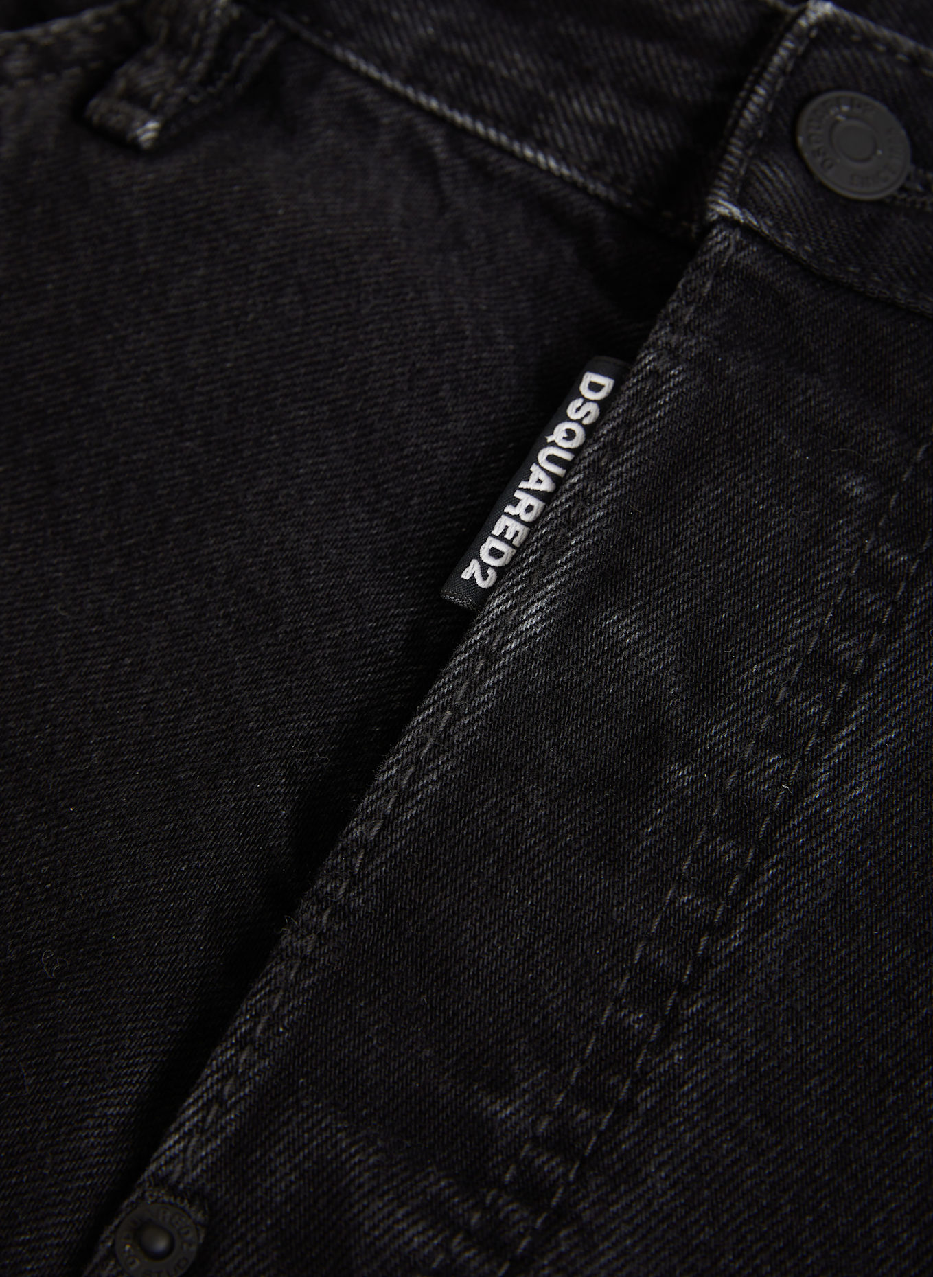DSQUARED2 Jeans COOL GUY slim fit: 900 BLACK
