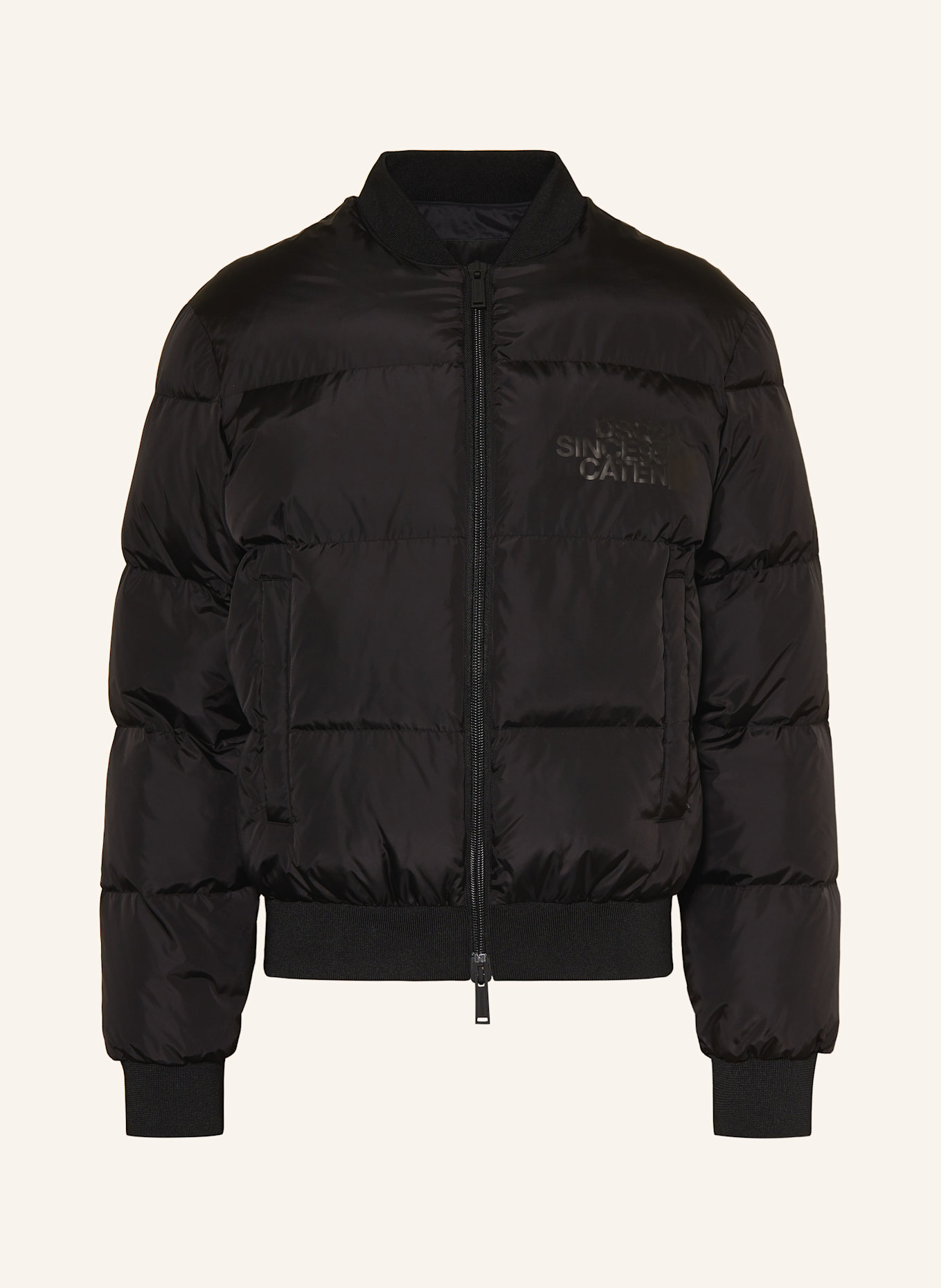 DSQUARED2 Daunenjacke EASY PUFFER: SCHWARZ