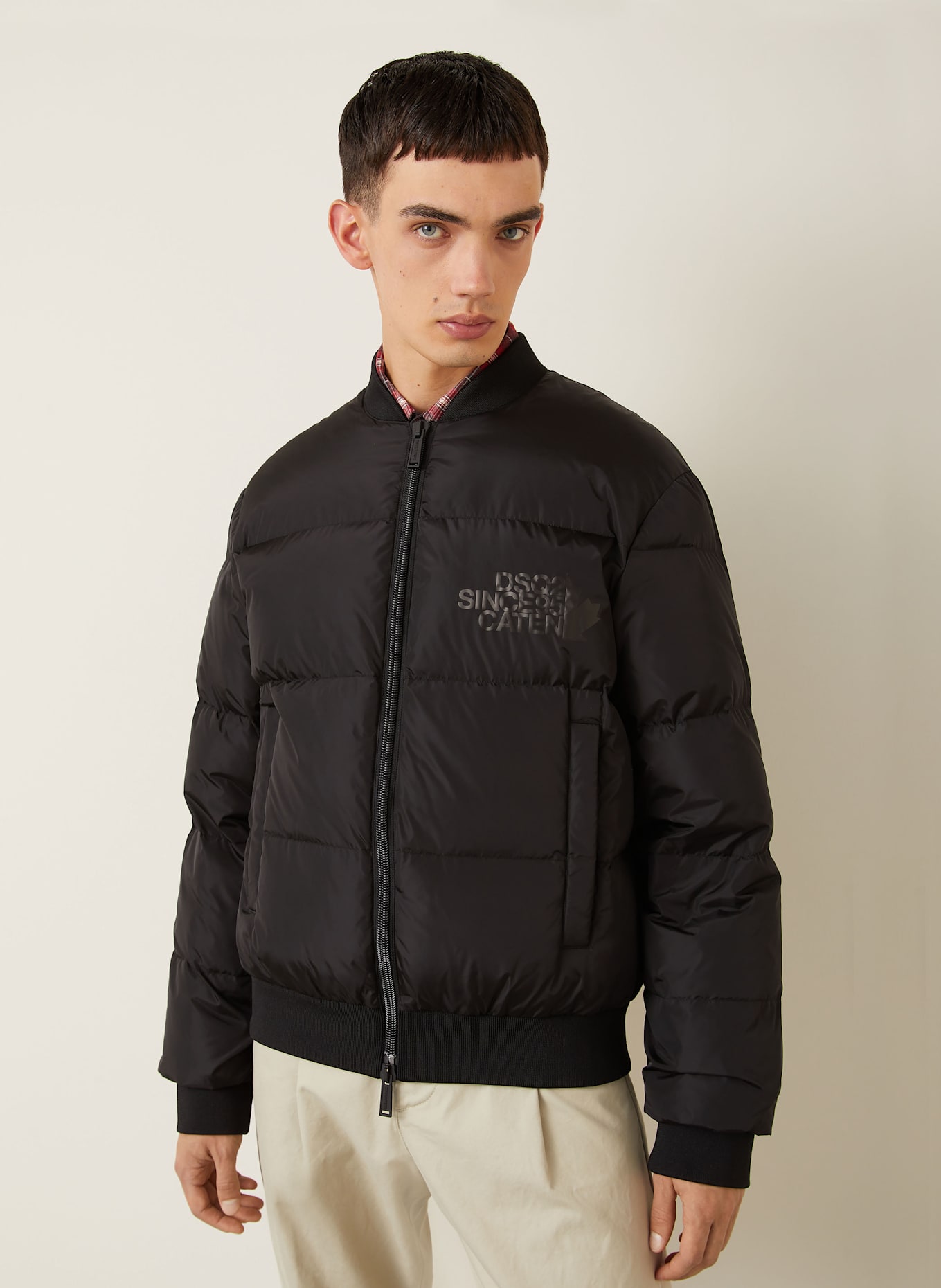 DSQUARED2 Daunenjacke EASY PUFFER: SCHWARZ