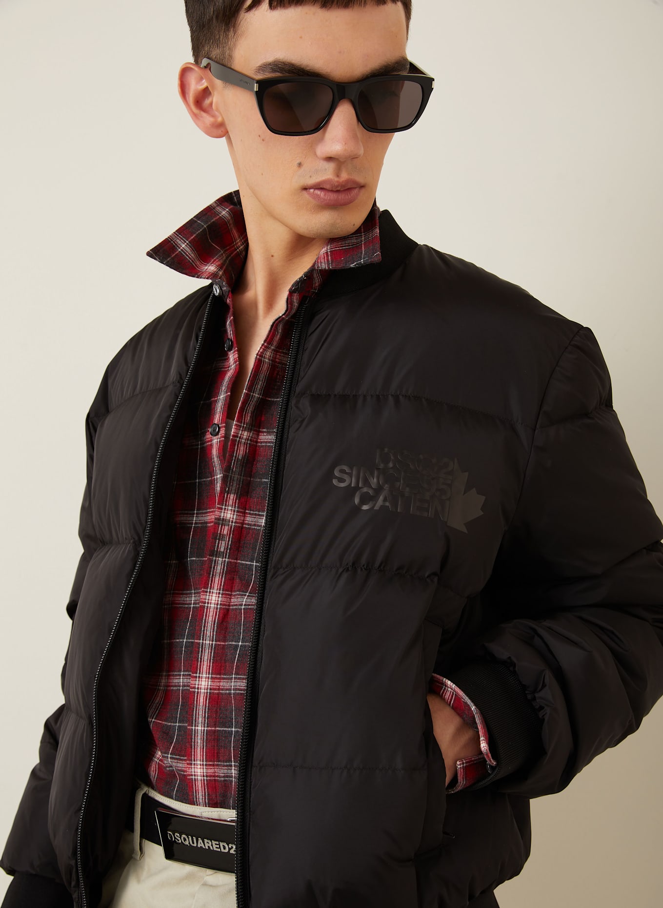 DSQUARED2 Daunenjacke EASY PUFFER: SCHWARZ