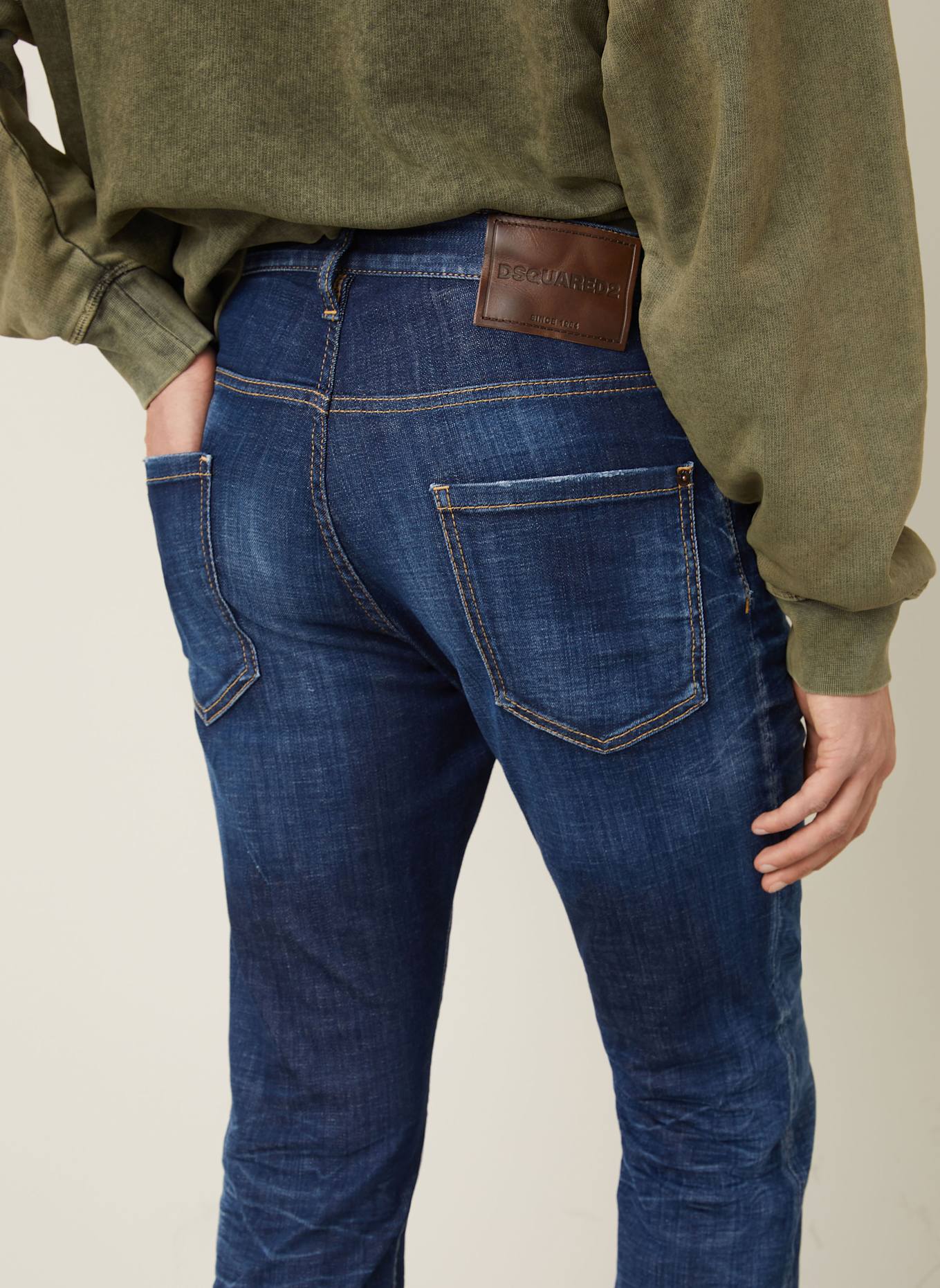 DSQUARED2 Jeans COOL GUY Slim Fit: 470 NAVY BLUE