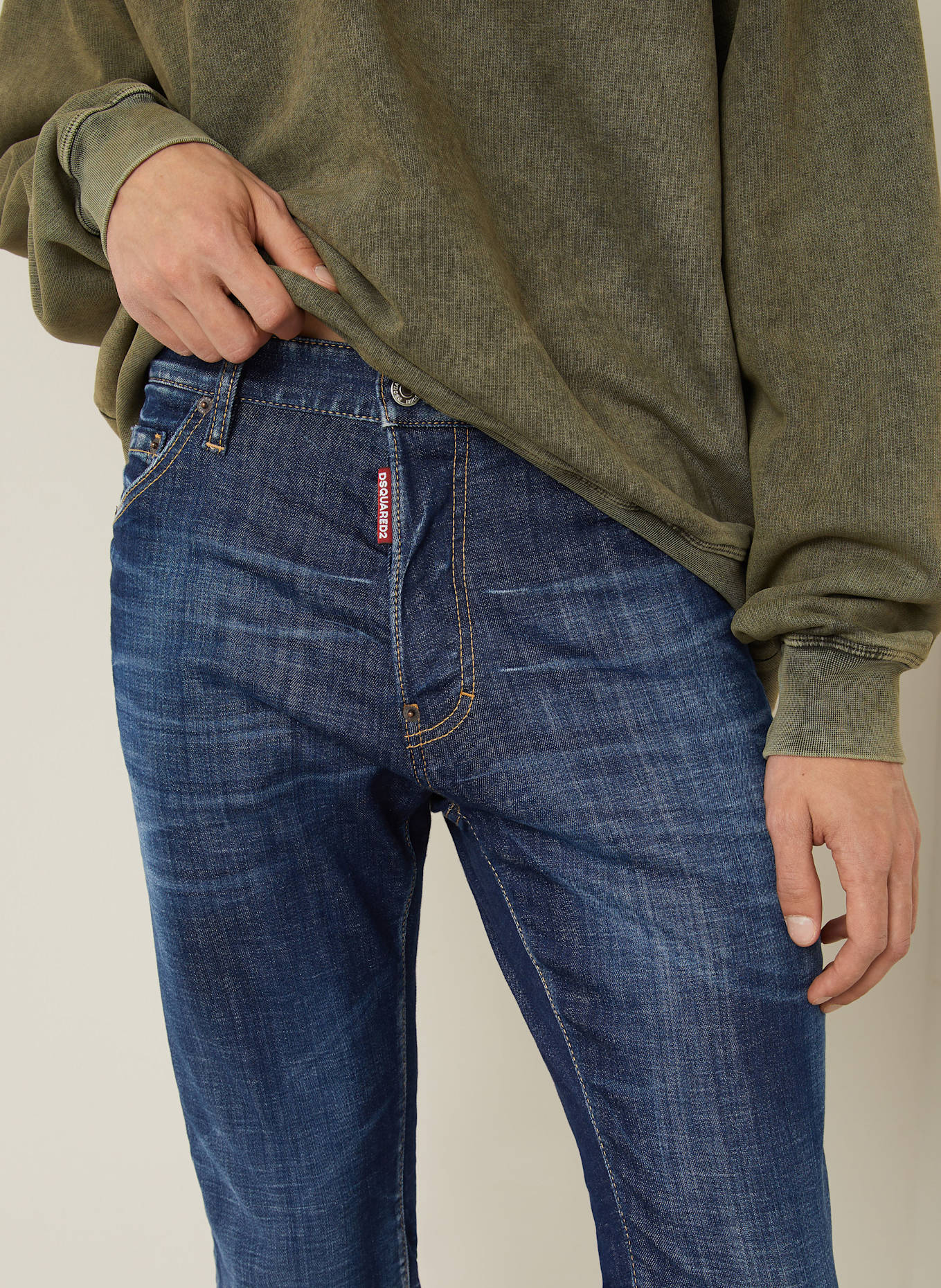 DSQUARED2 Jeans COOL GUY Slim Fit: 470 NAVY BLUE