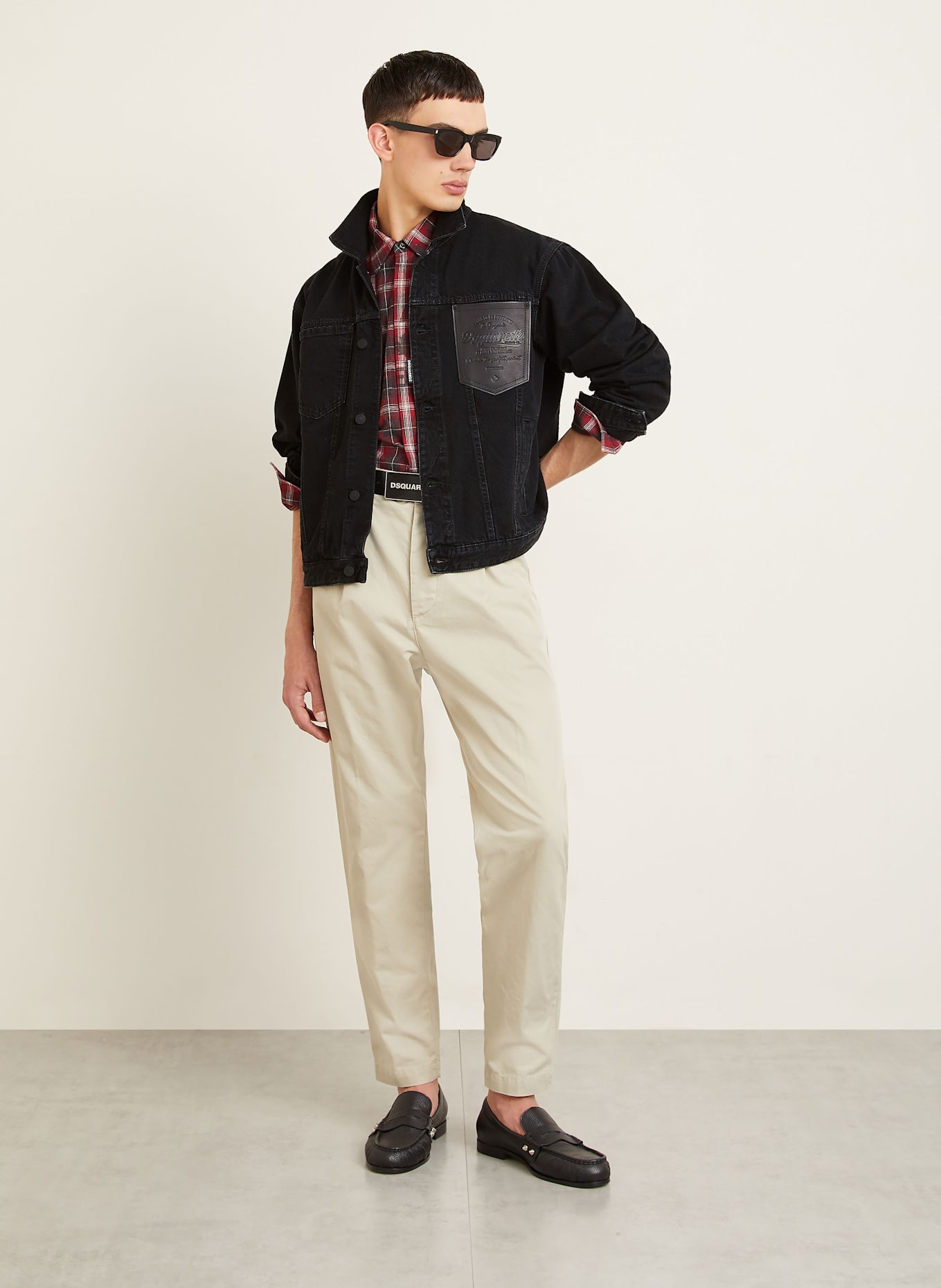 DSQUARED2 Jeansjacke: SCHWARZ