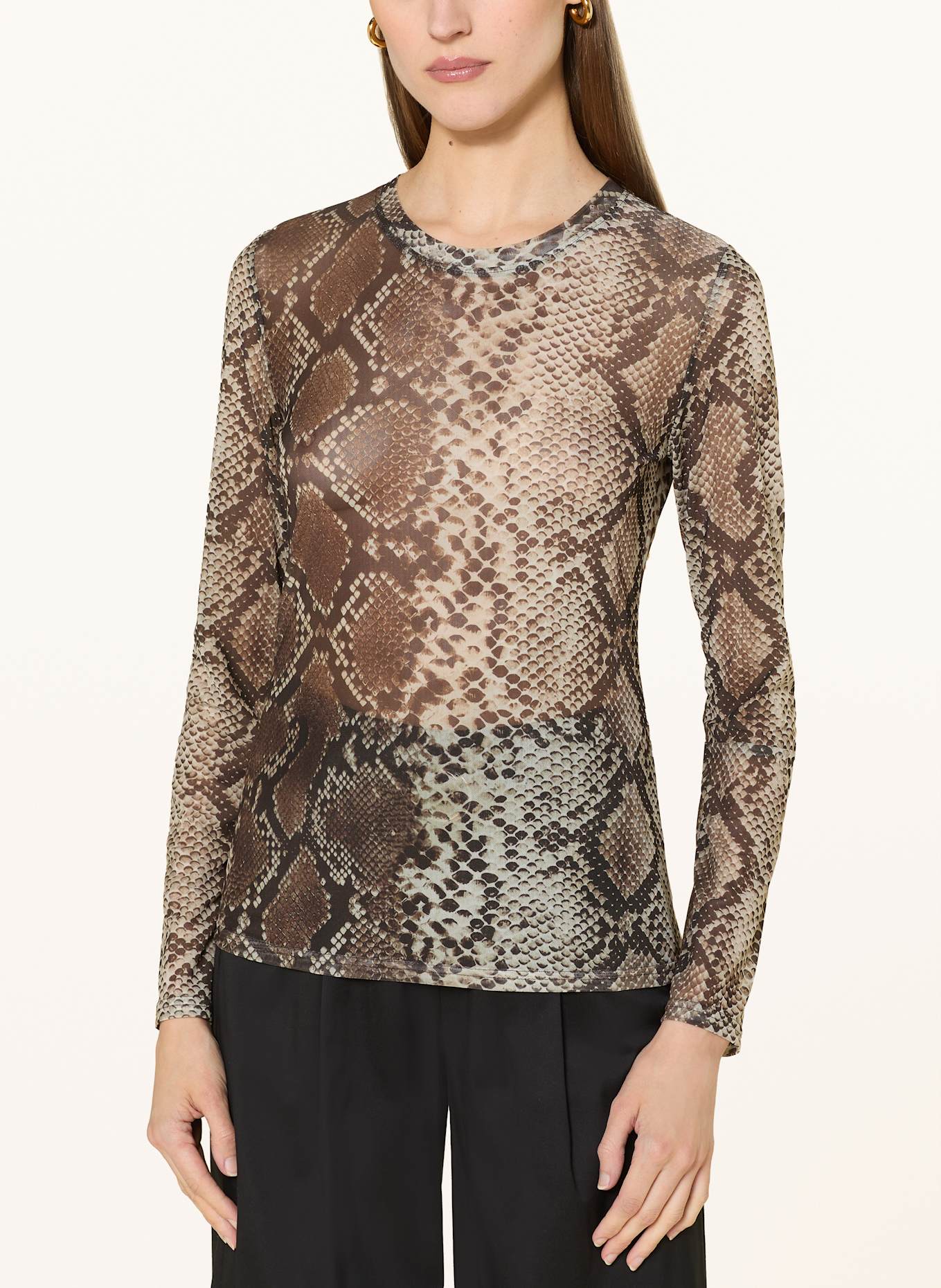 Princess GOES HOLLYWOOD Longsleeve: BRAUN / DUNKELBRAUN / BEIGE