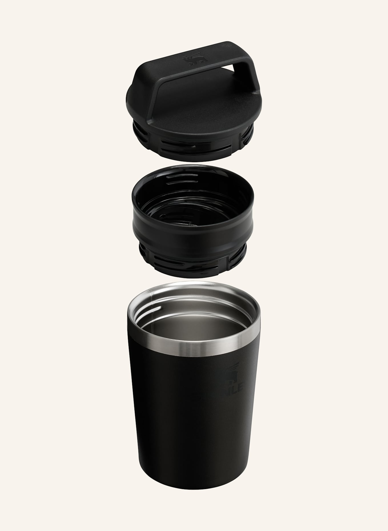 STANLEY Thermobecher THE CAFÉ-TO-GO TRAVEL MUG: SCHWARZ